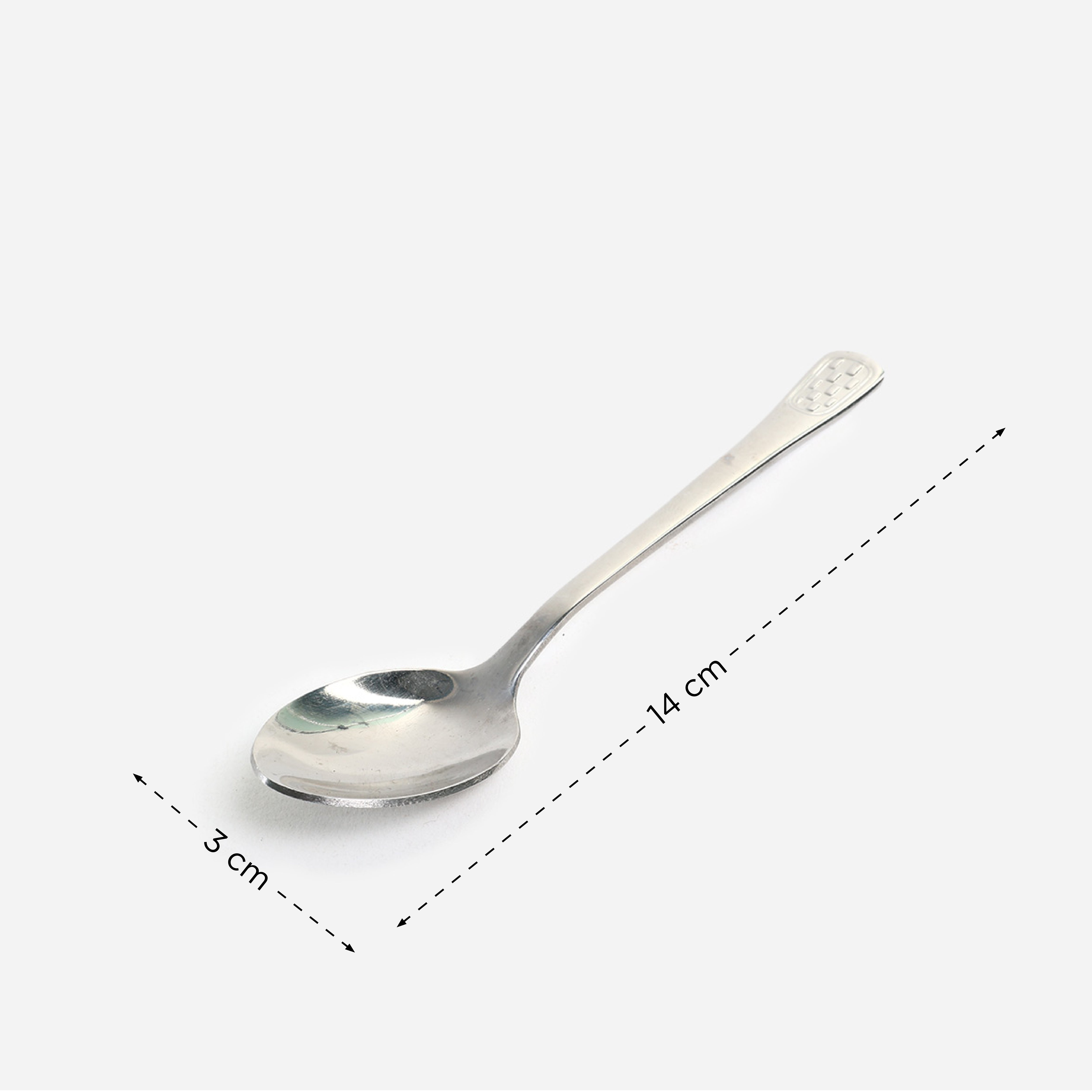 Hosh Set of 4 Davis Teaspoon - Silver
