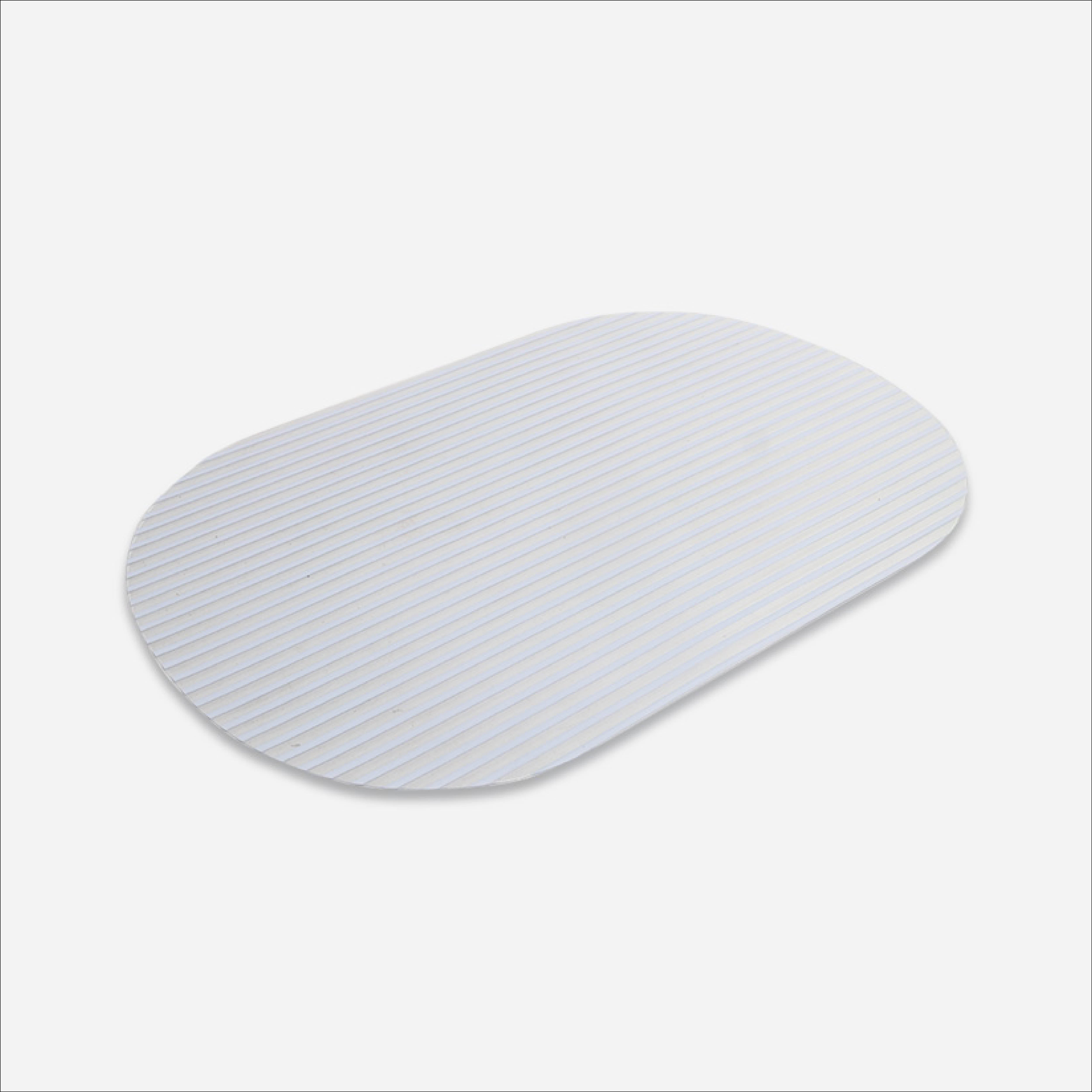 Hosh Oval Placemat (Transparent White) - 12x18in