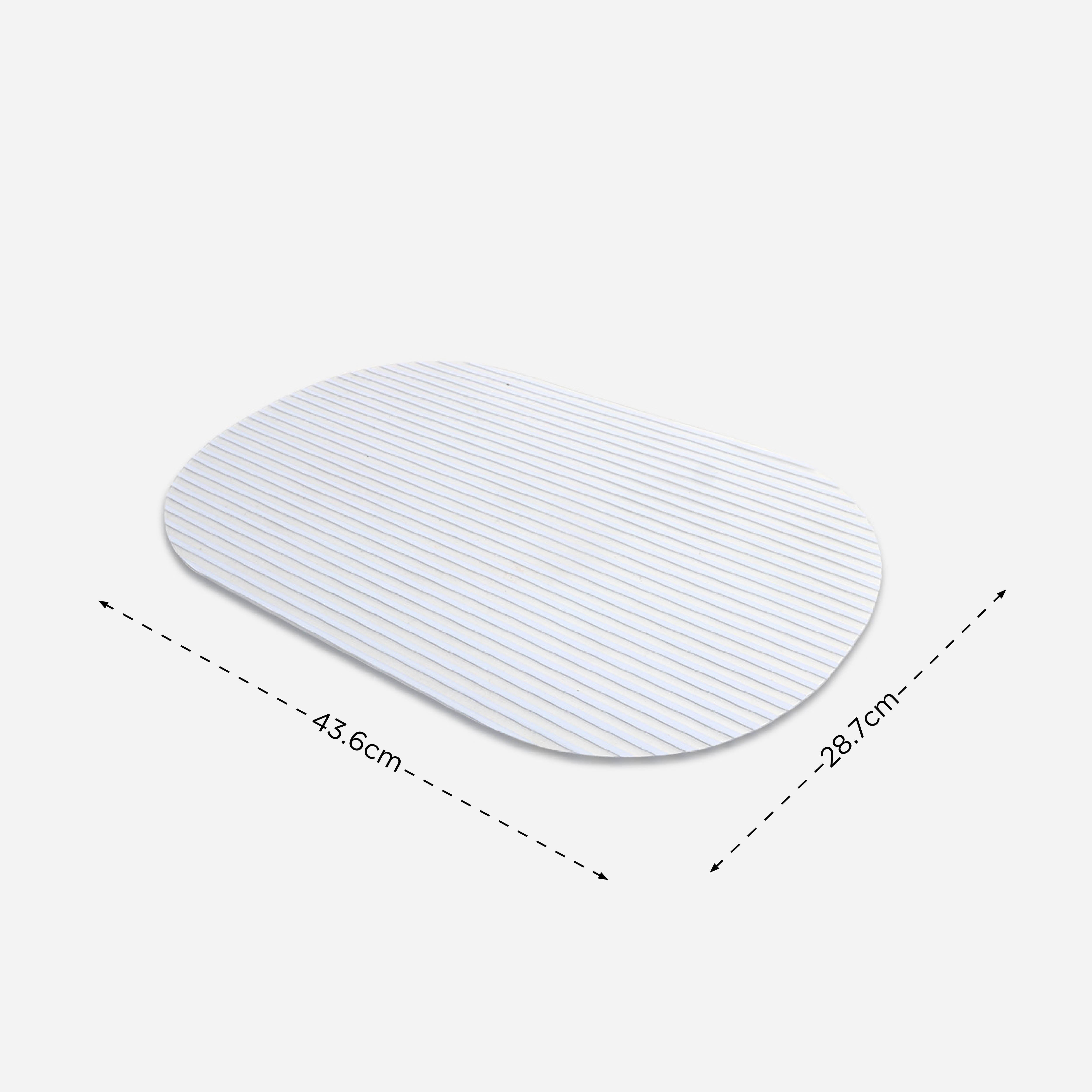Hosh Oval Placemat (Transparent White) - 12x18in