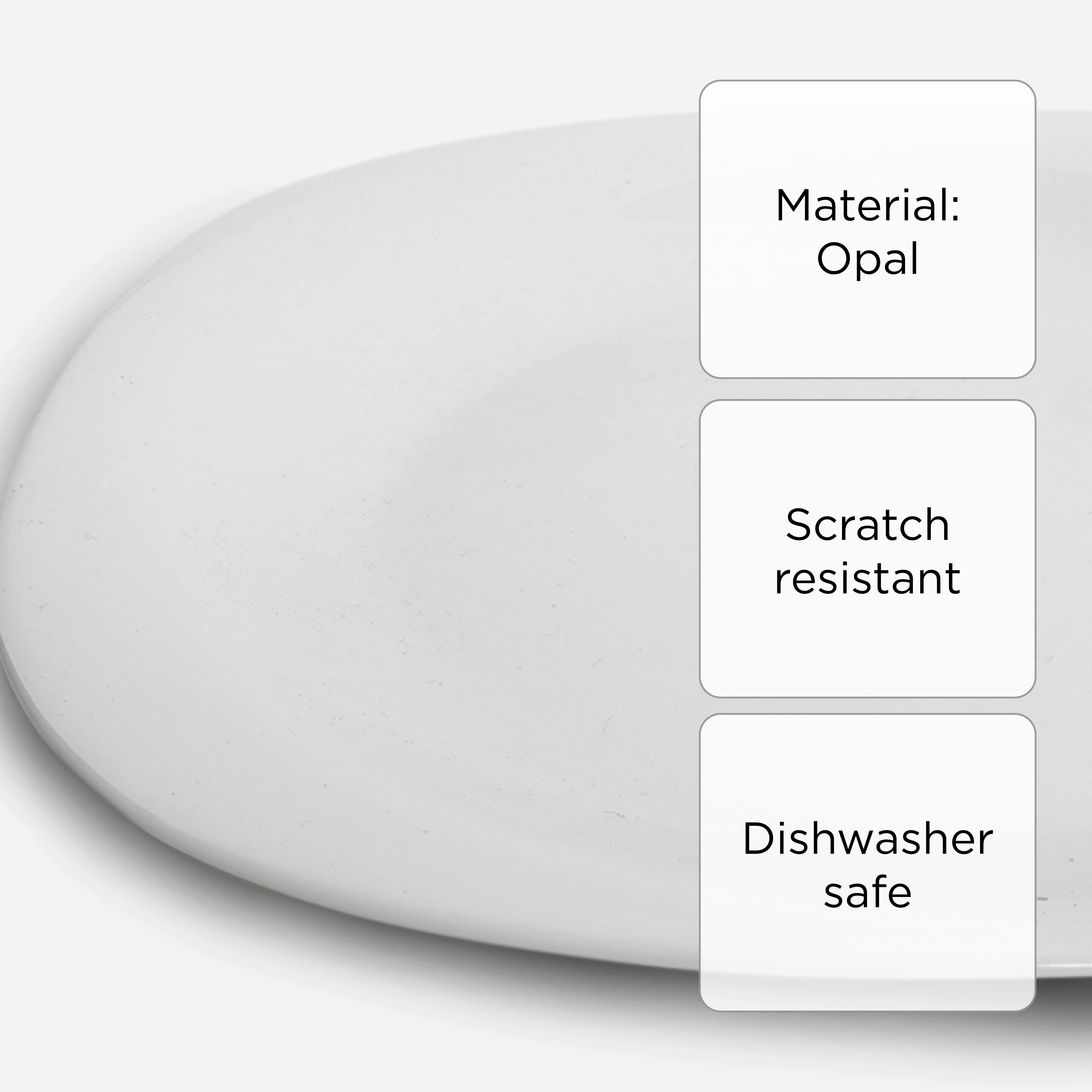 Bellagio Square Dinner Plate (Square) - 11.5in