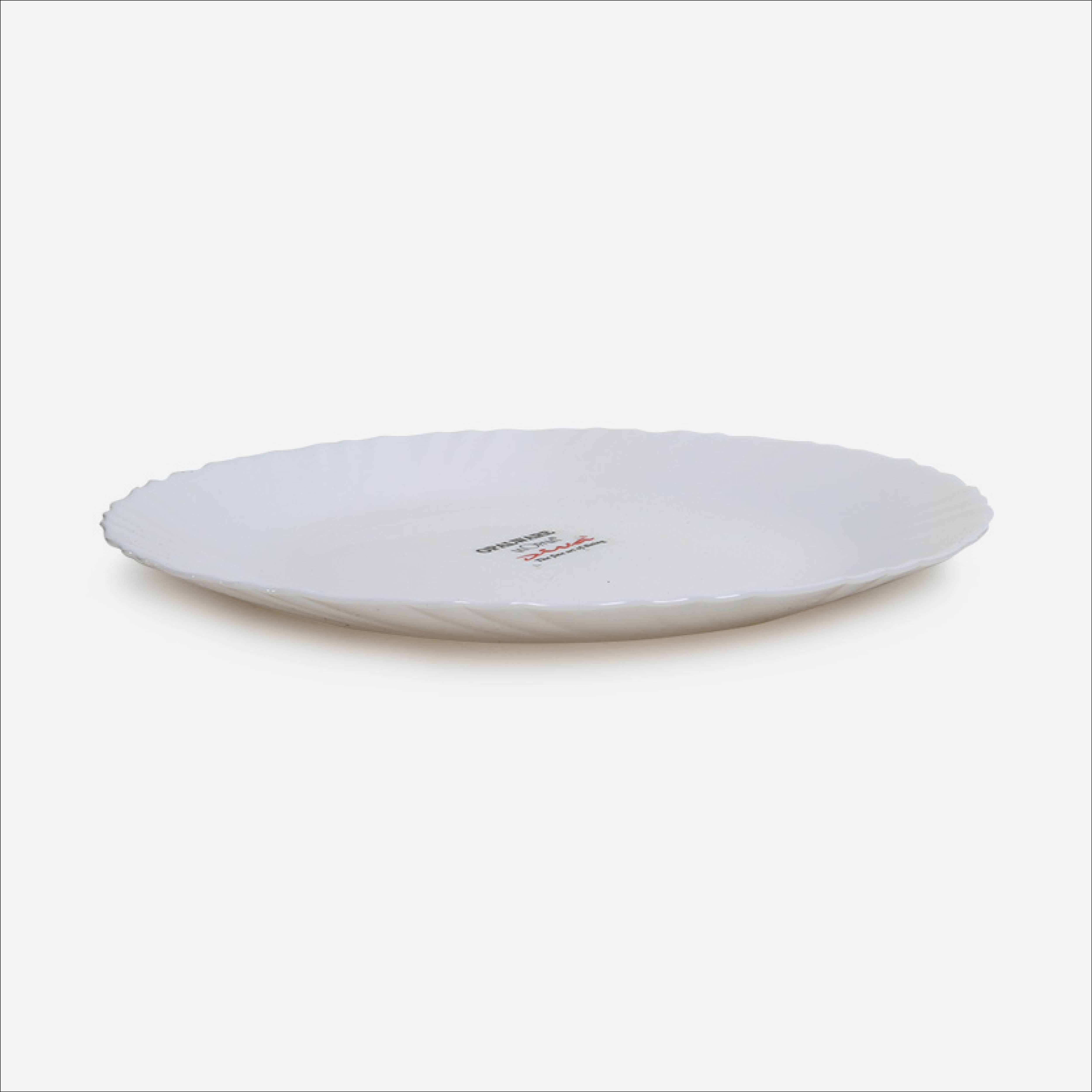 La Opala Plate (White)- 10in