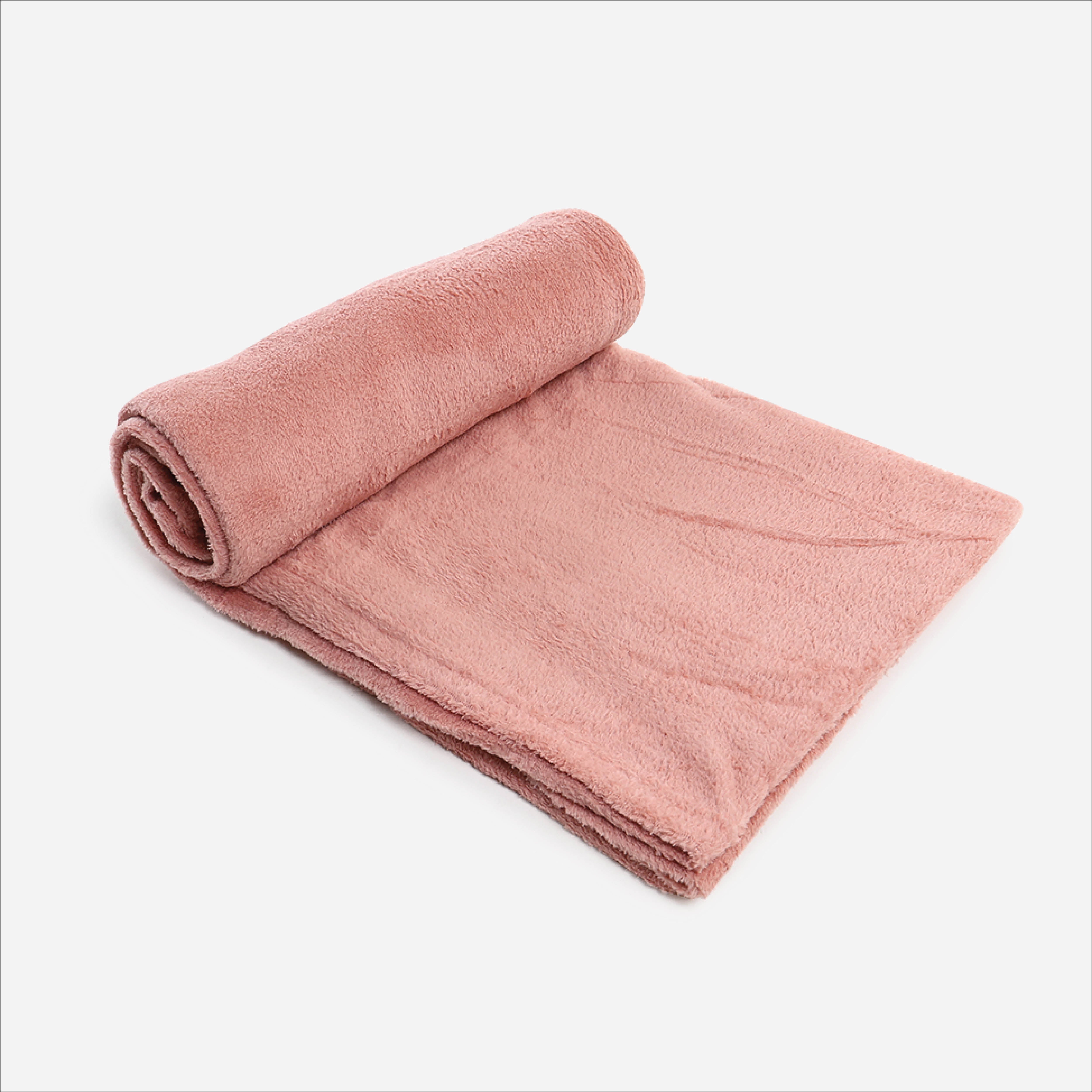Dream Mate Micro Coral Fleece Blanket (Coral) - 50x60in