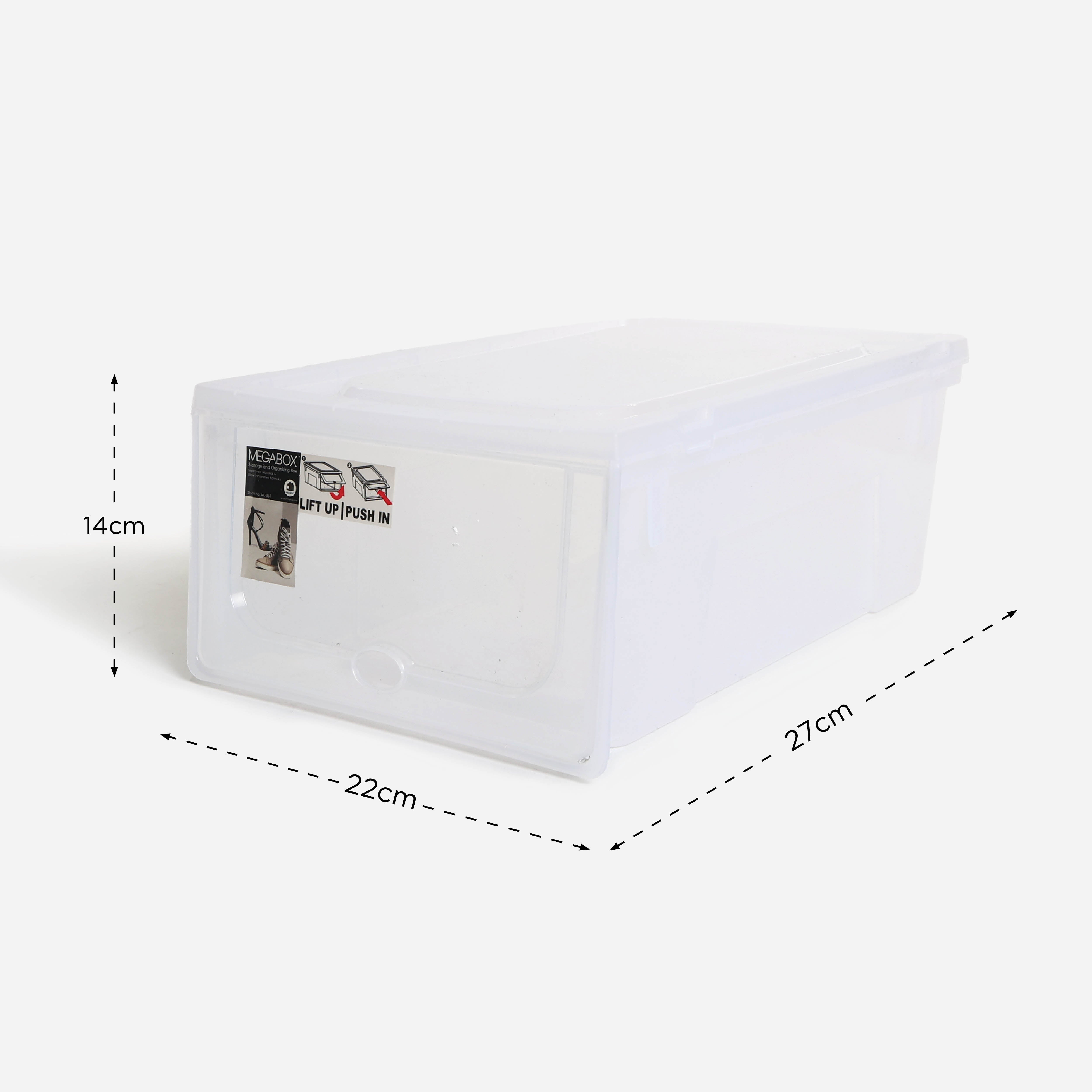 MegaBox Shoe Organizer Box 22cm