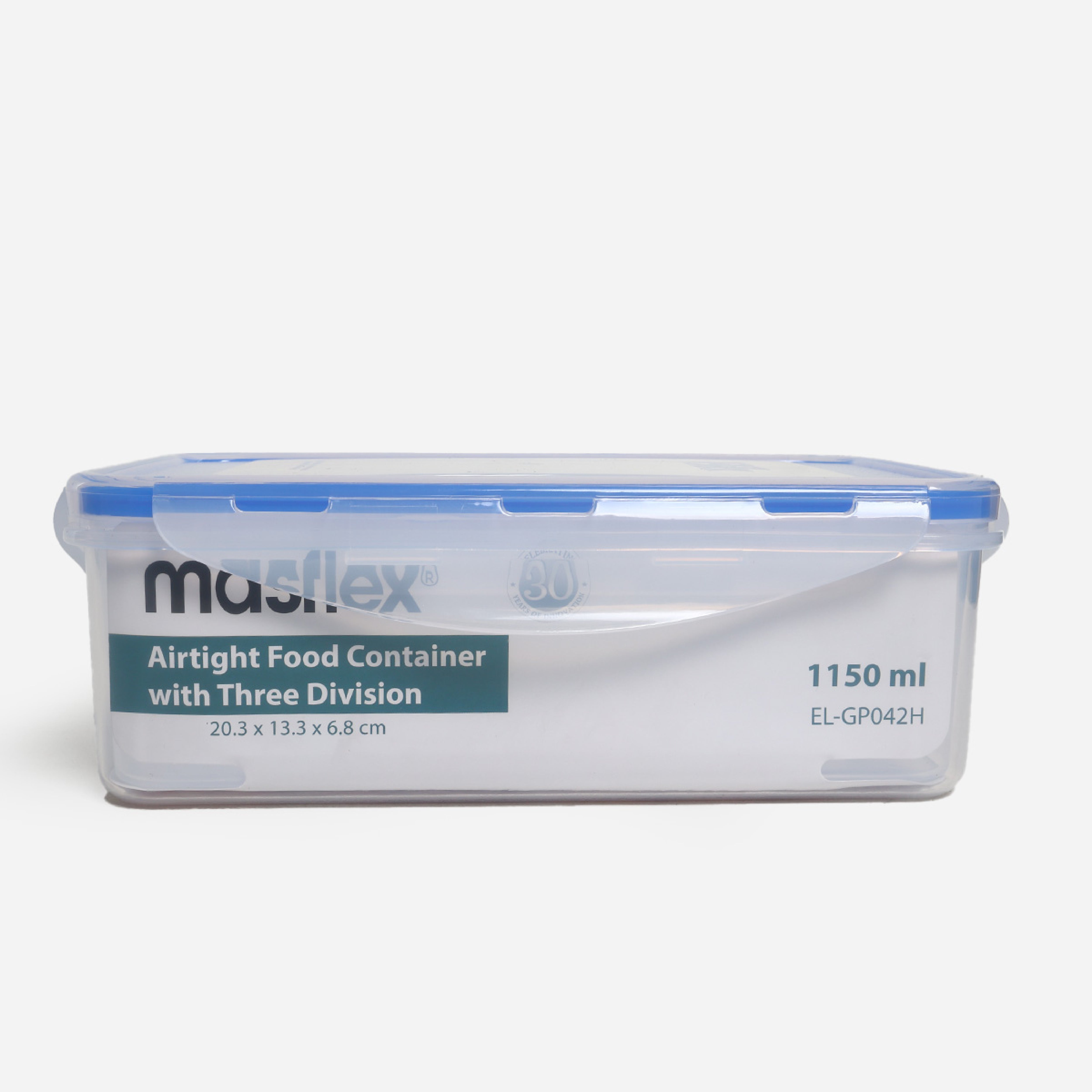 Masflex Airtight Food Container with Divider - 1150ml