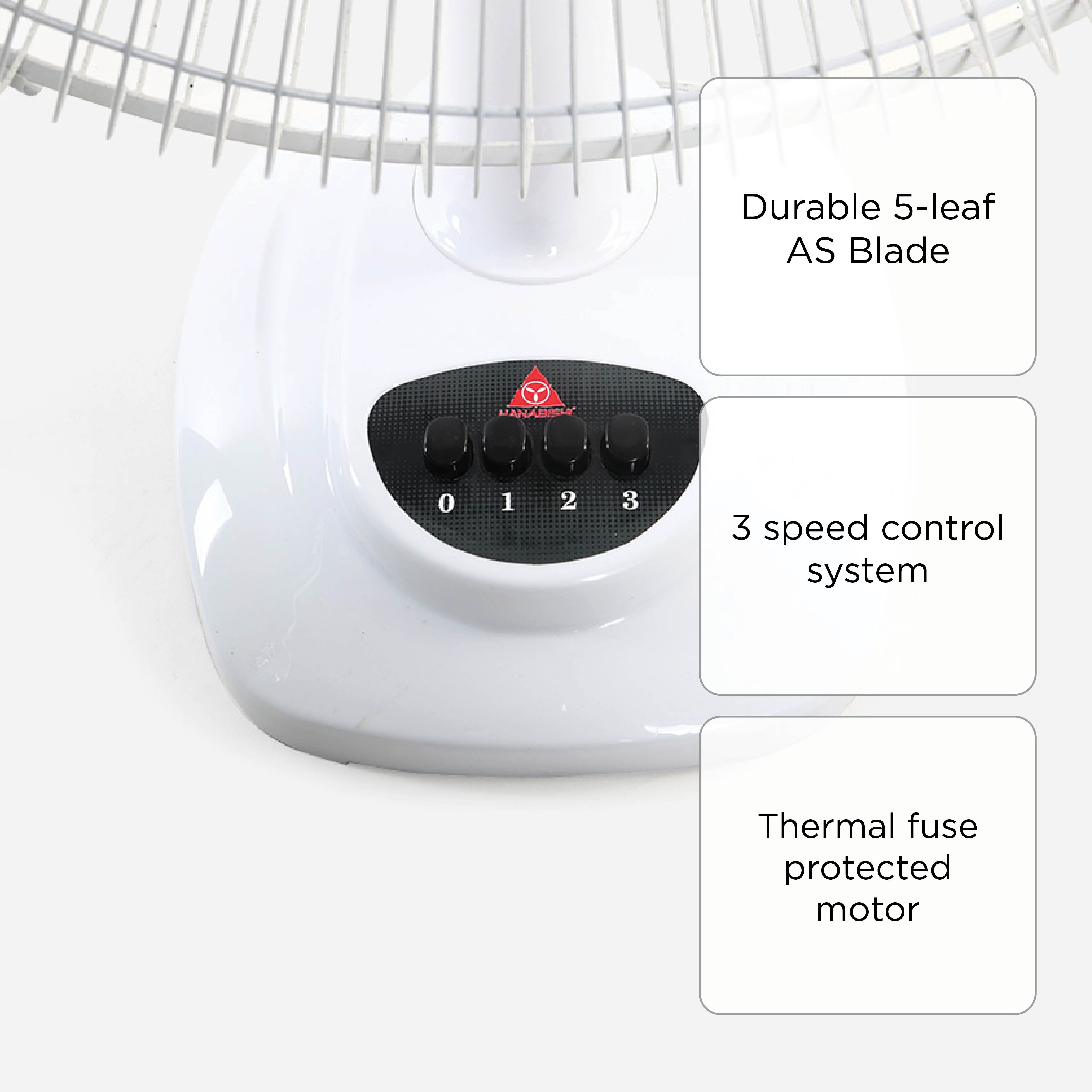 Hanabishi Desk Fan - 16in