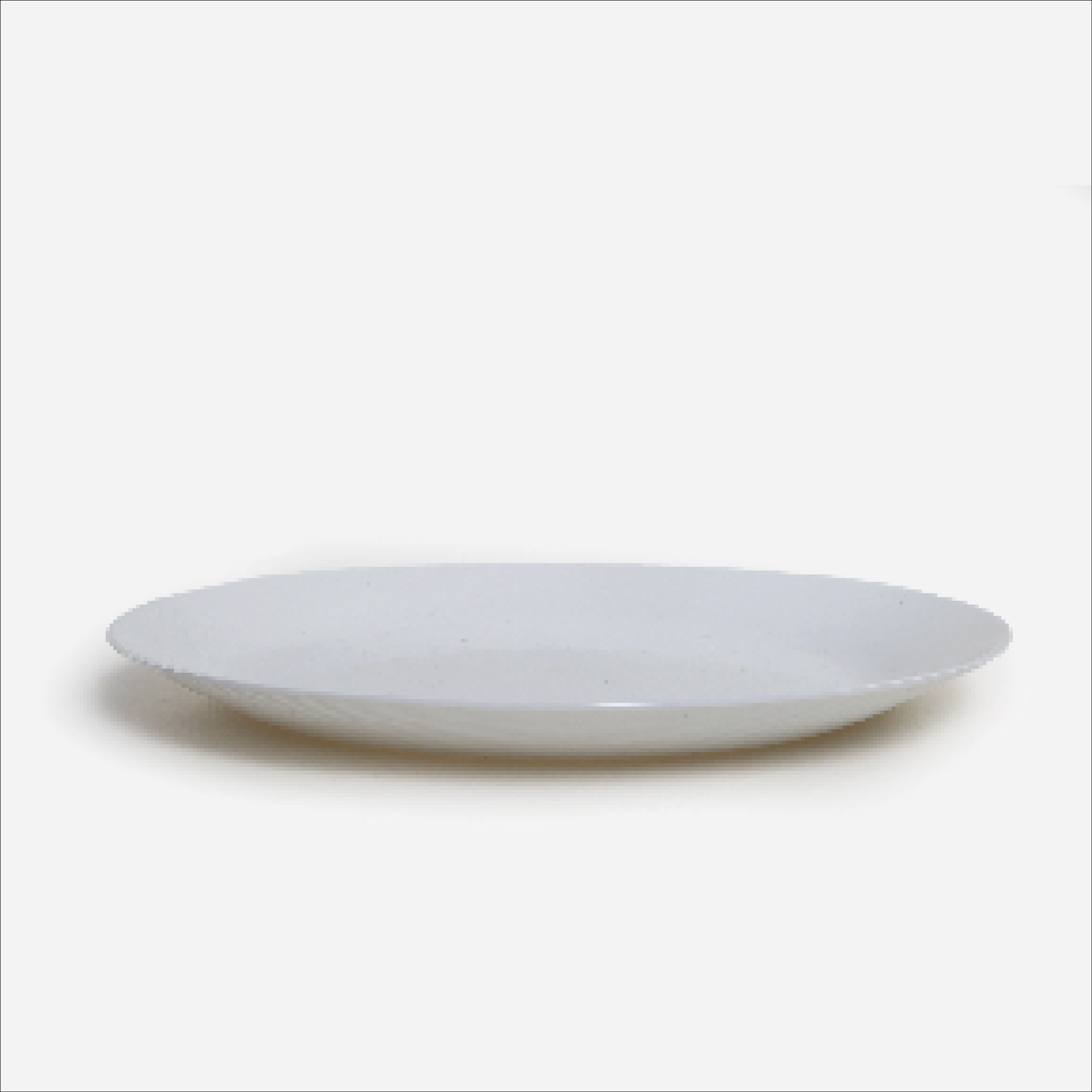Bellagio Round Dinner Plate P-102 (White) - 10.2in