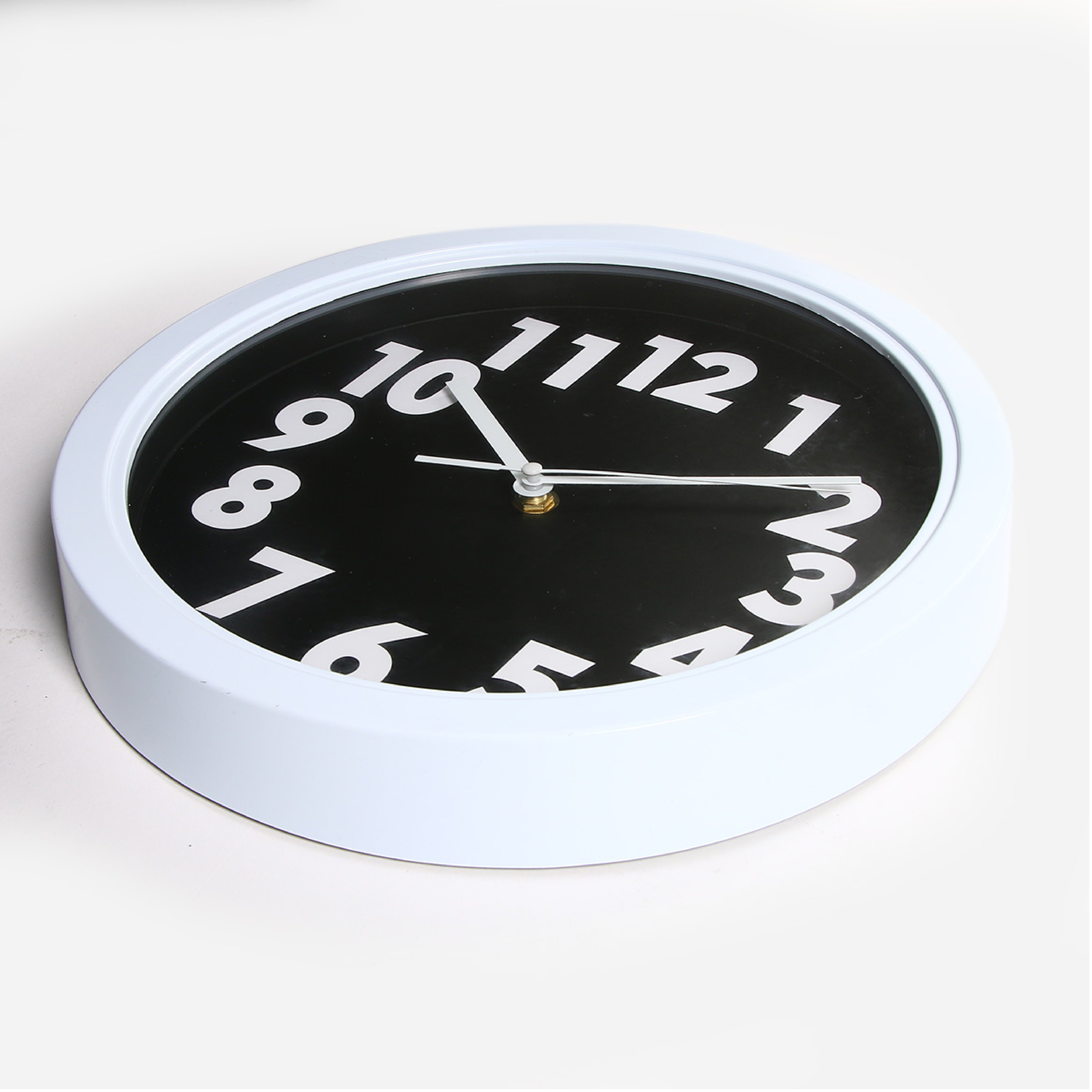 Hosh Round Wall Clock JH6415 (White) - 11in