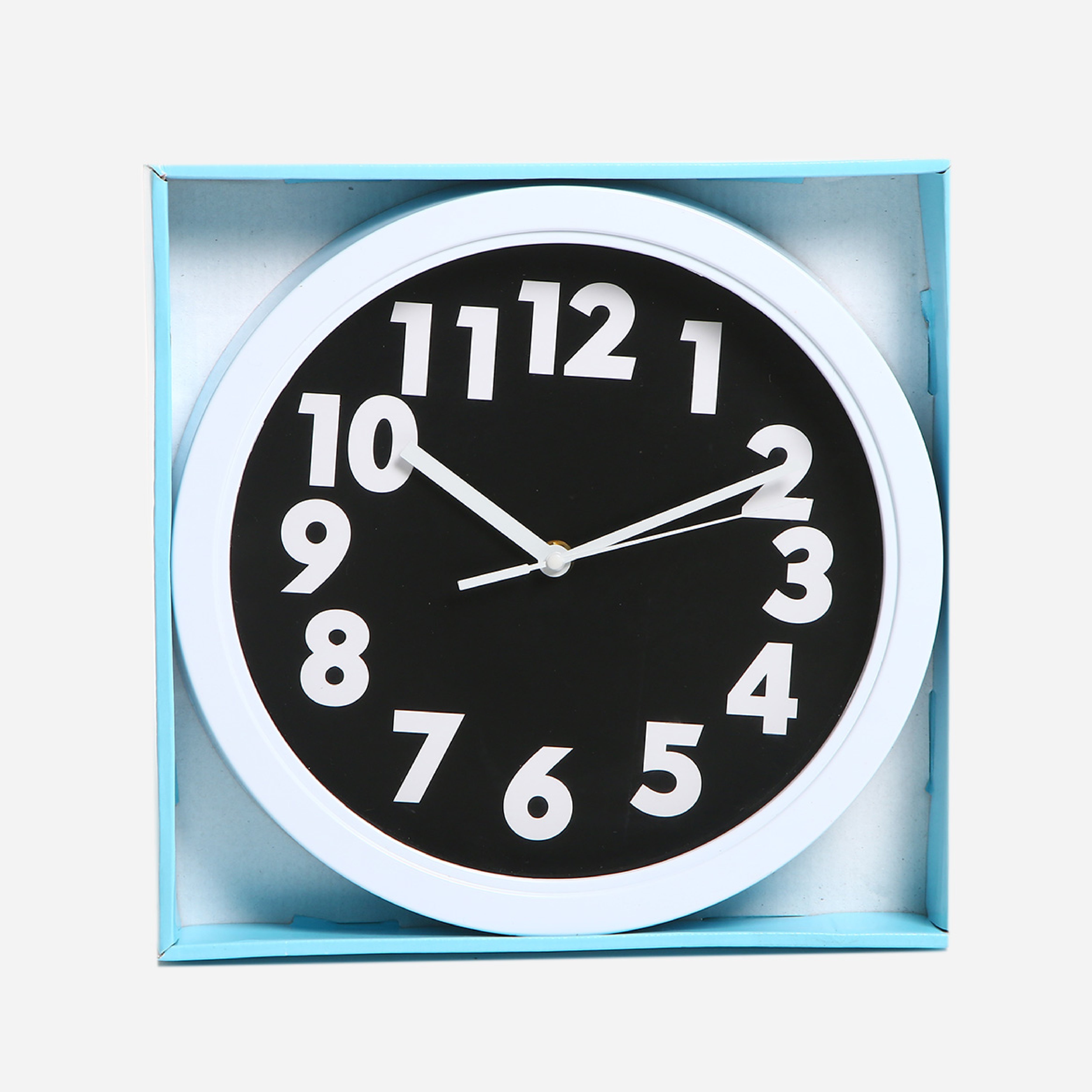 Hosh Round Wall Clock JH6415 (White) - 11in