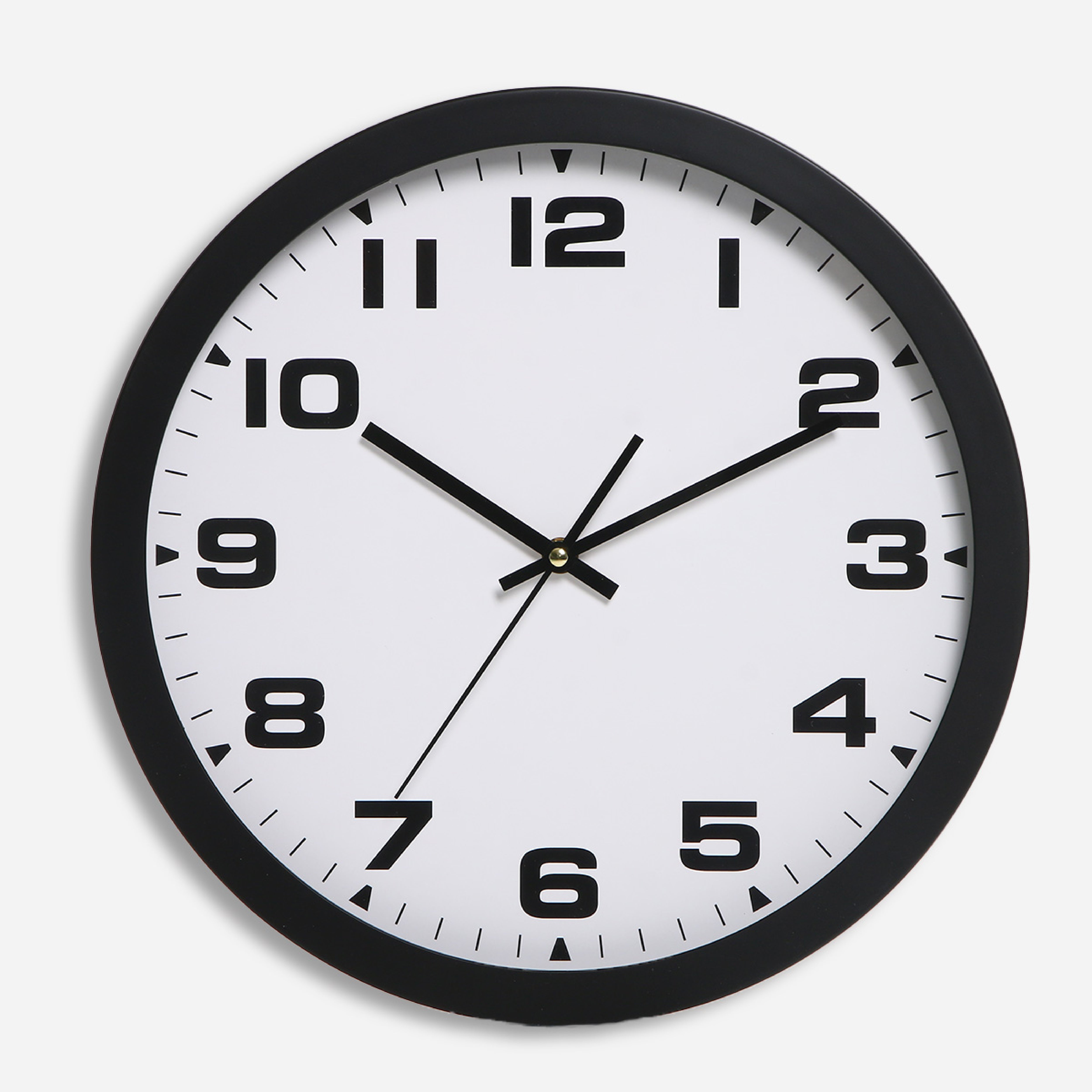 Hosh Round Wall Clock JH6303 (Black) - 14in