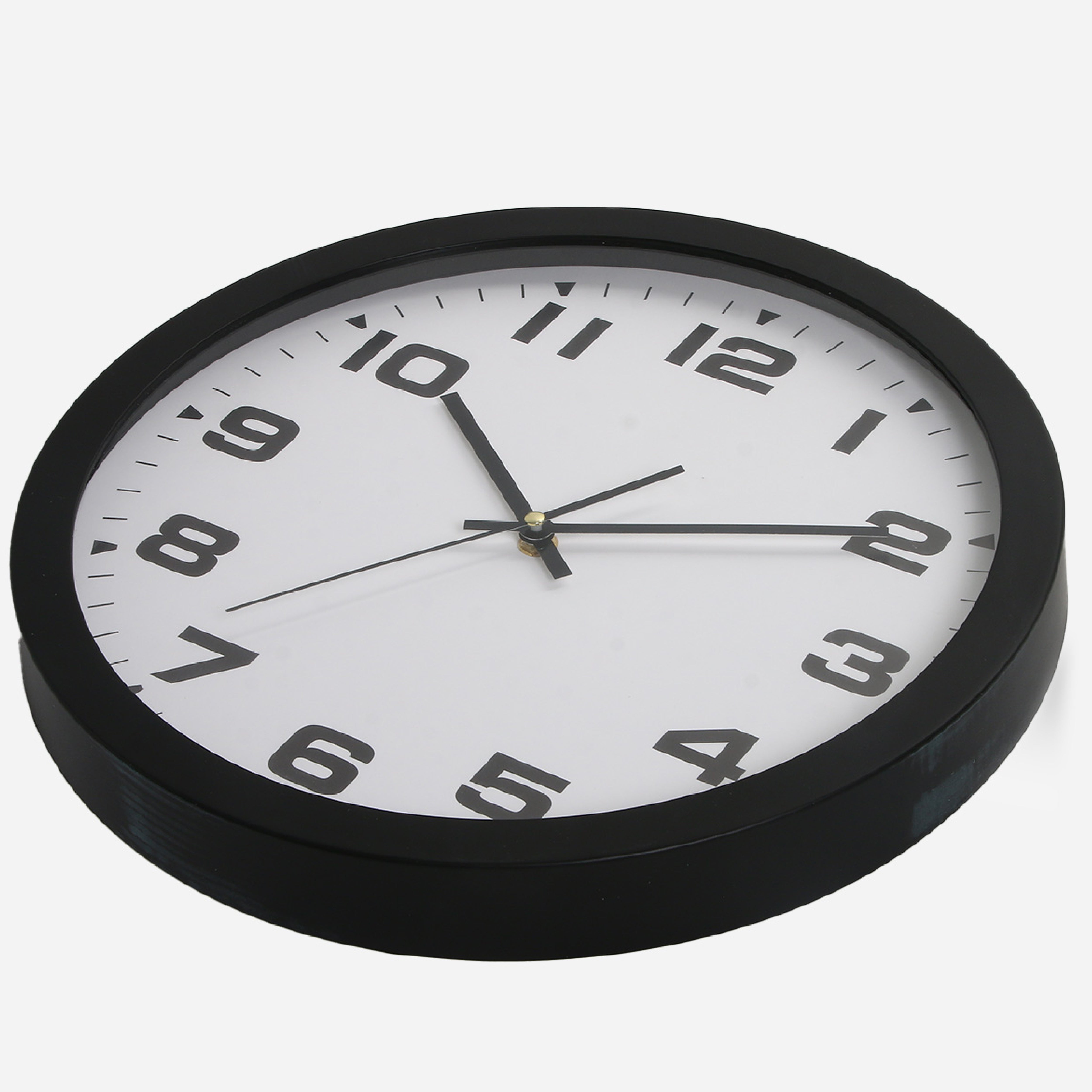 Hosh Round Wall Clock JH6303 (Black) - 14in