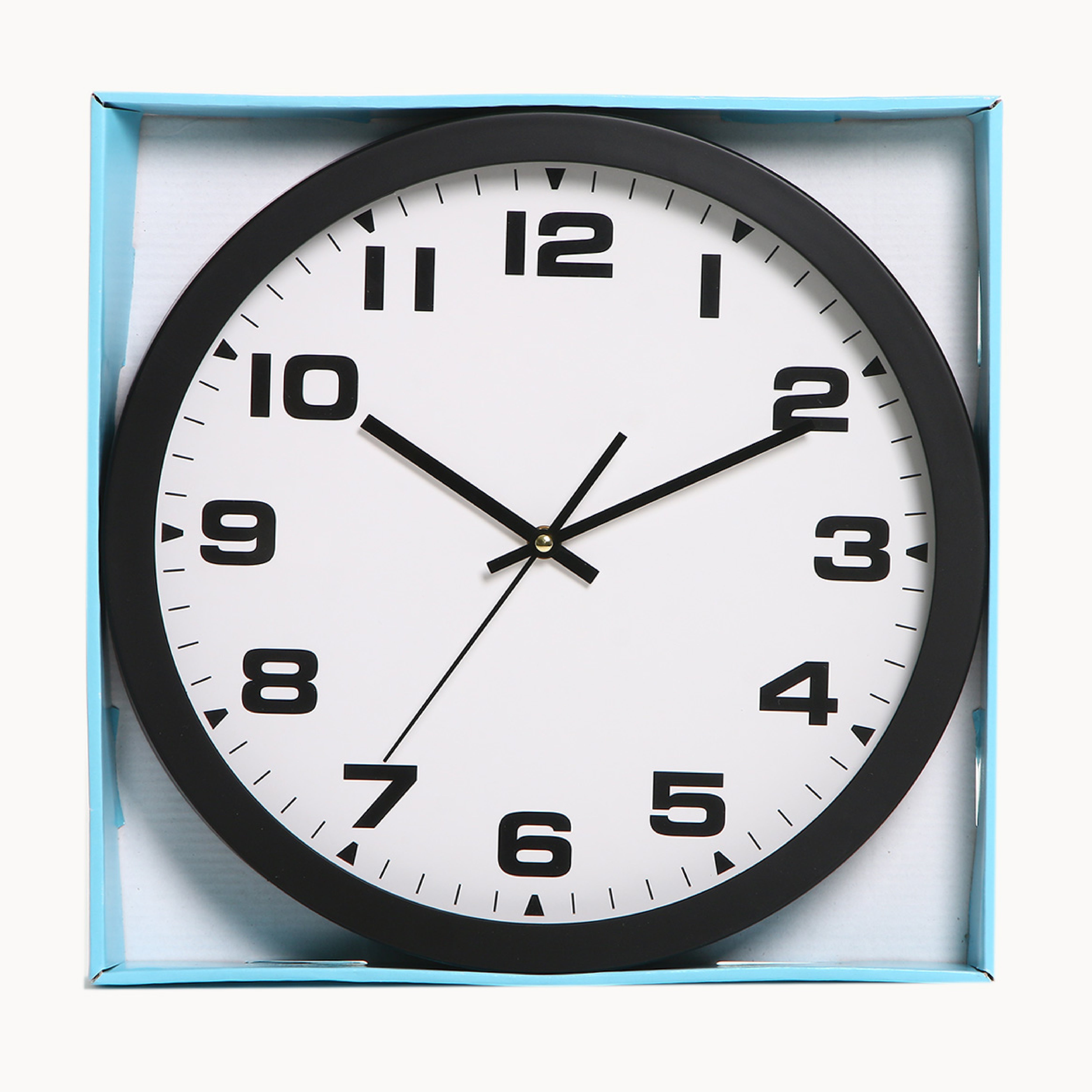 Hosh Round Wall Clock JH6303 (Black) - 14in