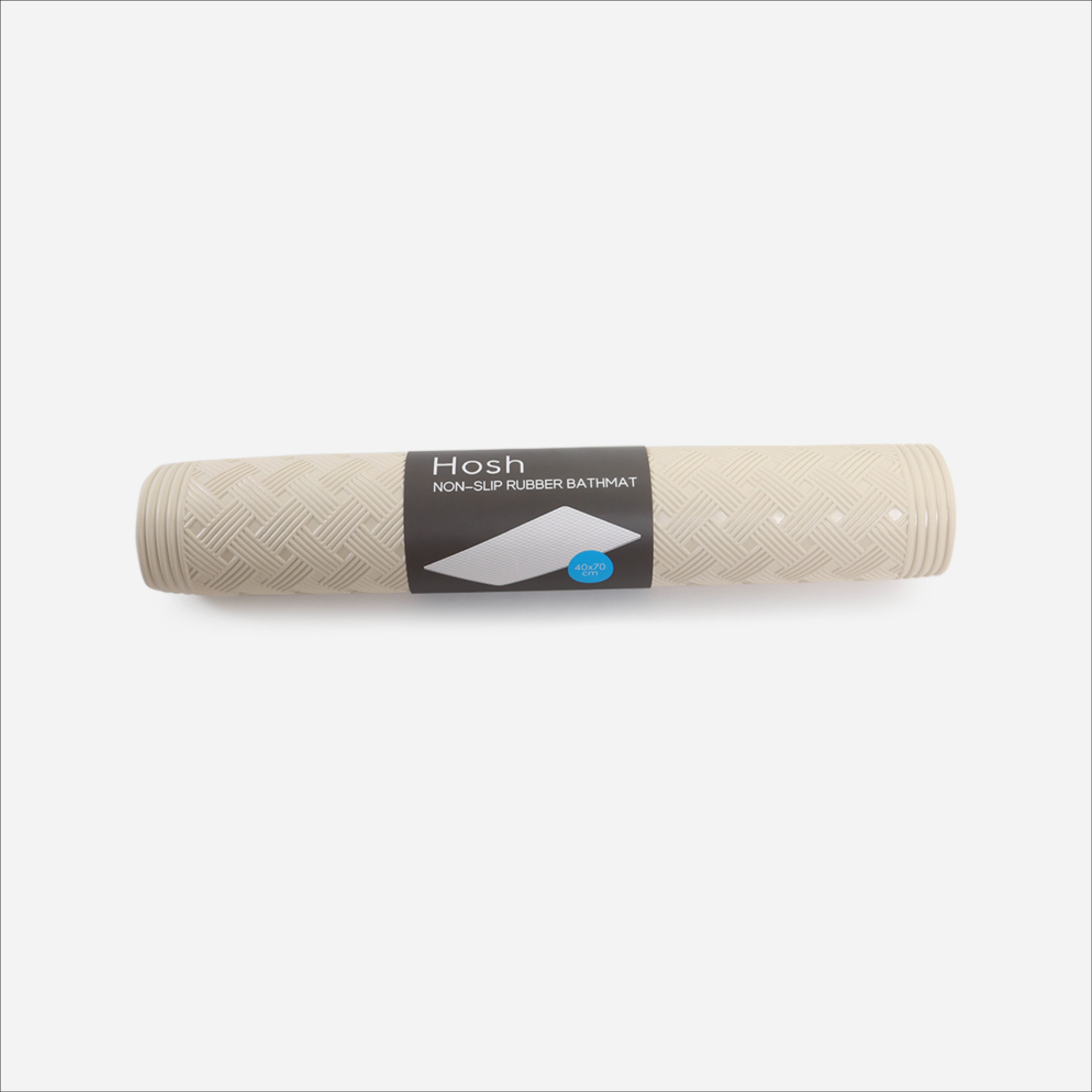 Hosh Rubber Bathmat M138 (Beige) - 40x70cm