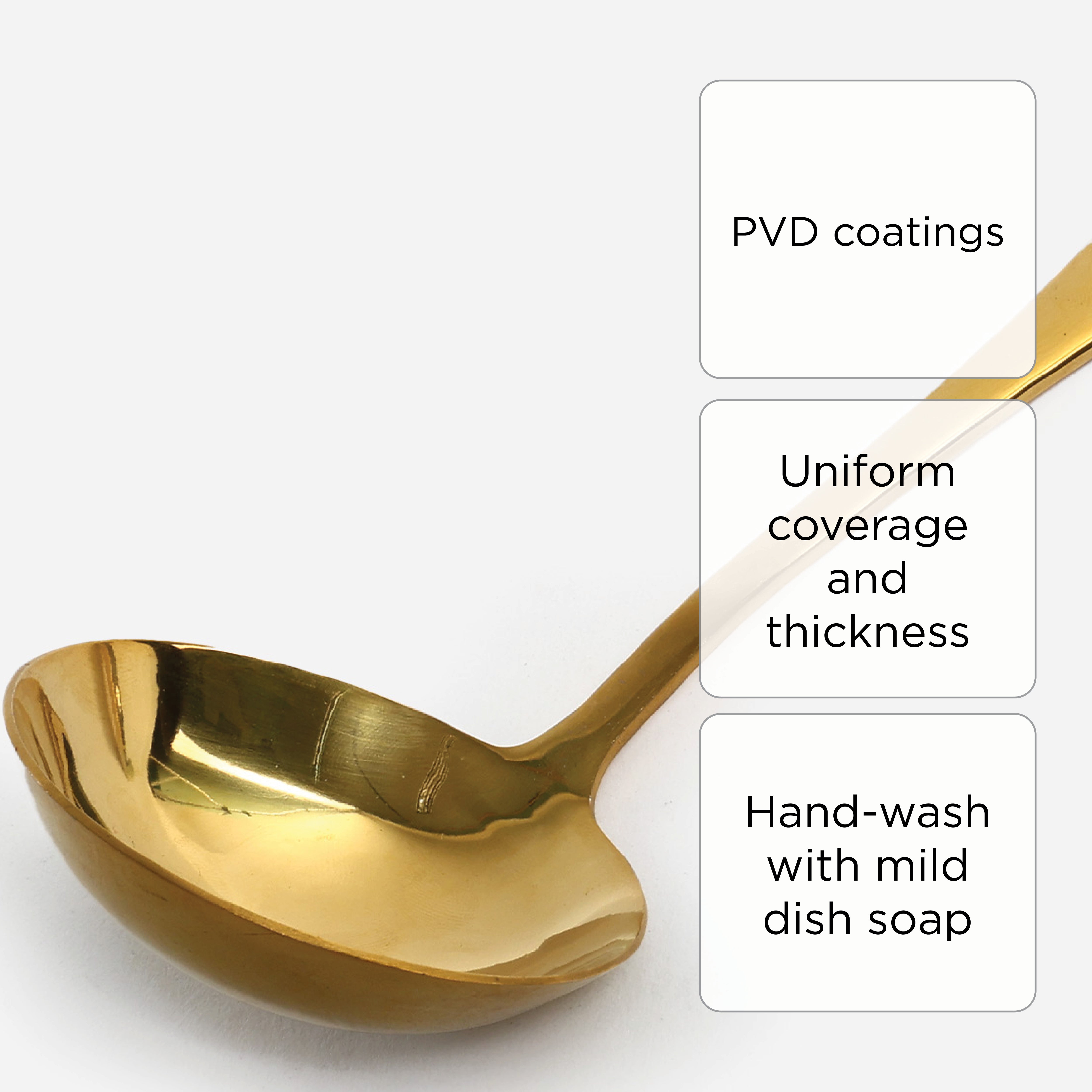 Eurochef Soup Ladle GF07 - Gold