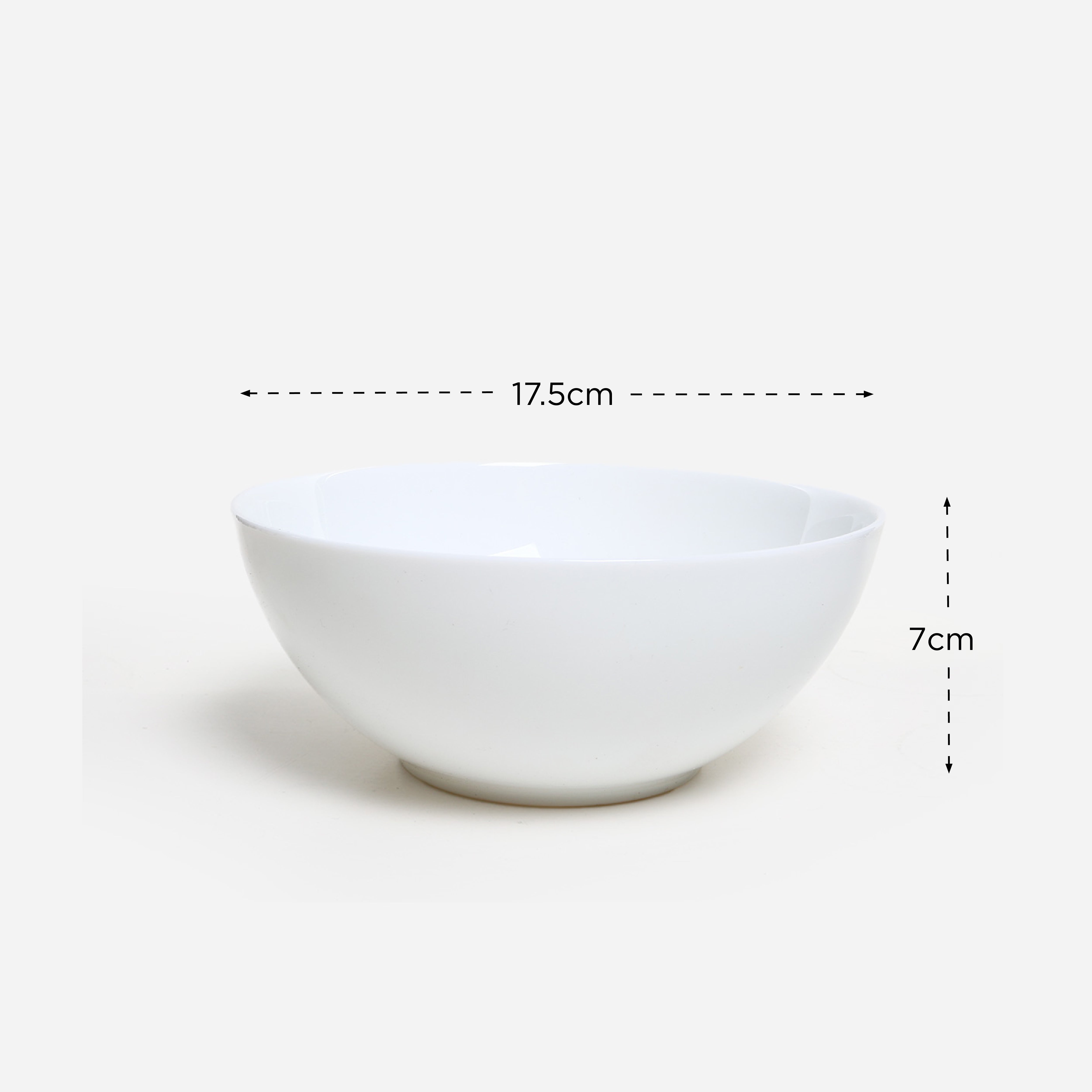 Bellagio Bowl Luna Series (White)- 7in