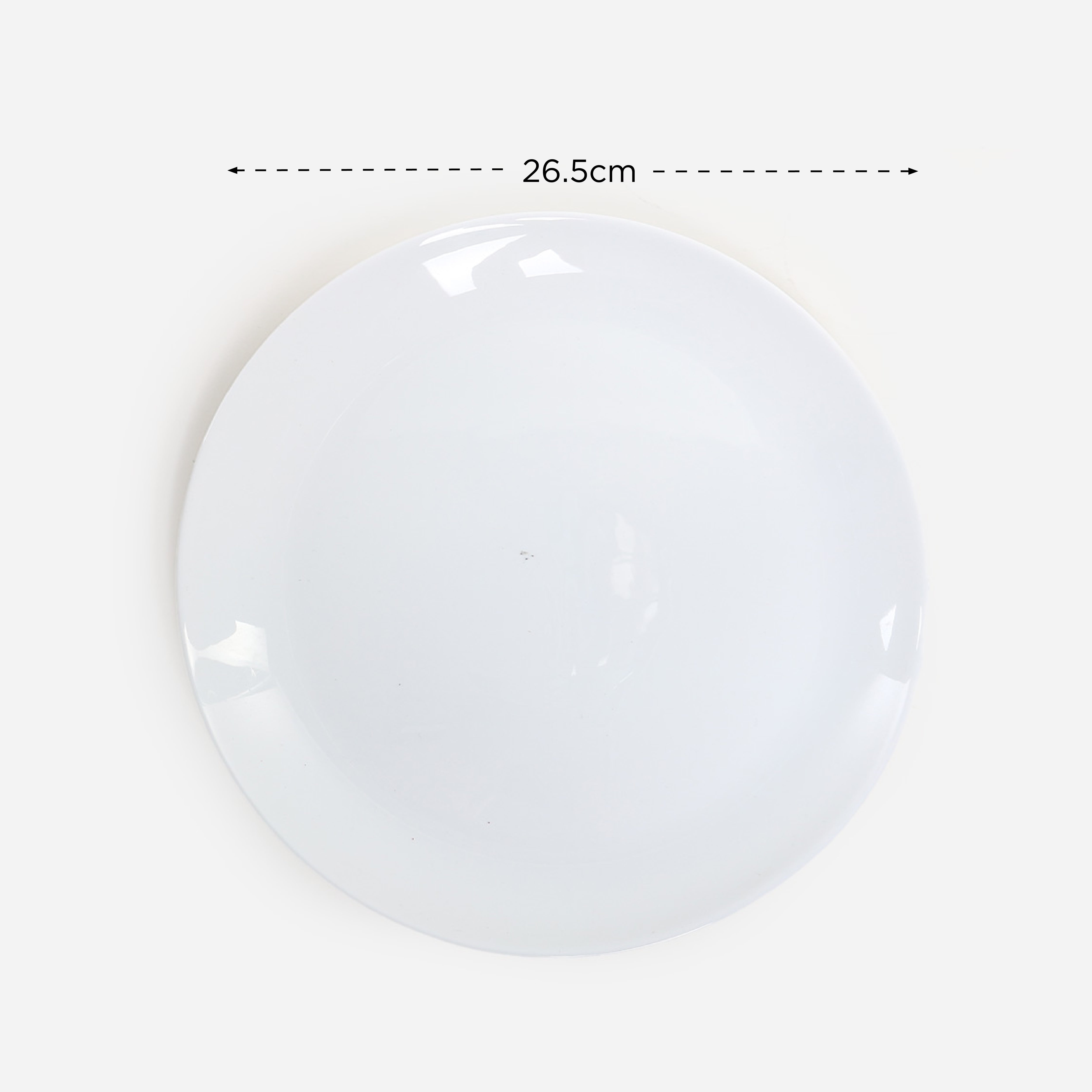 Bellagio Dinner Plate Luna Series (White) - 10.5in