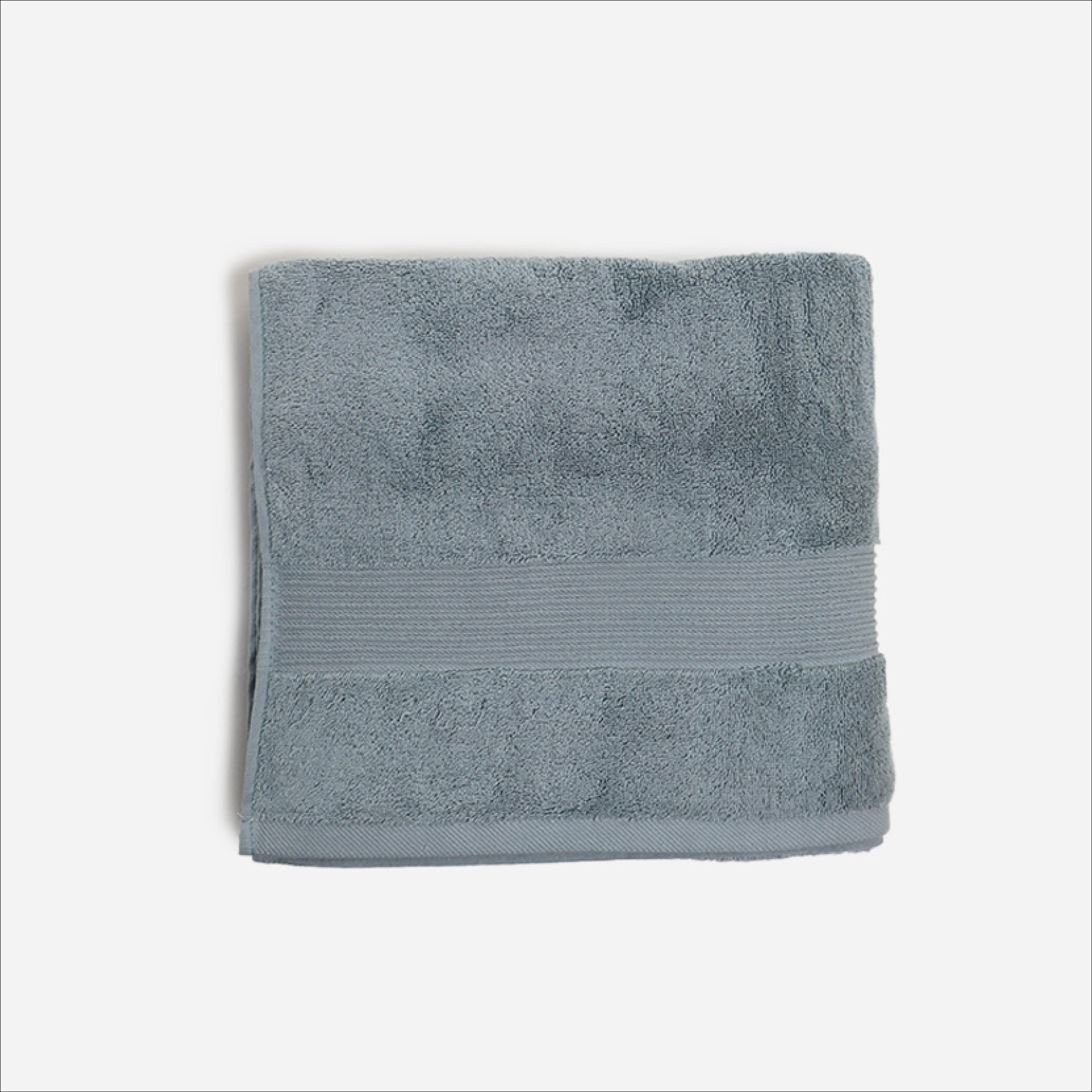 Hosh Combed Cotton Bath Towel - Slate Gray
