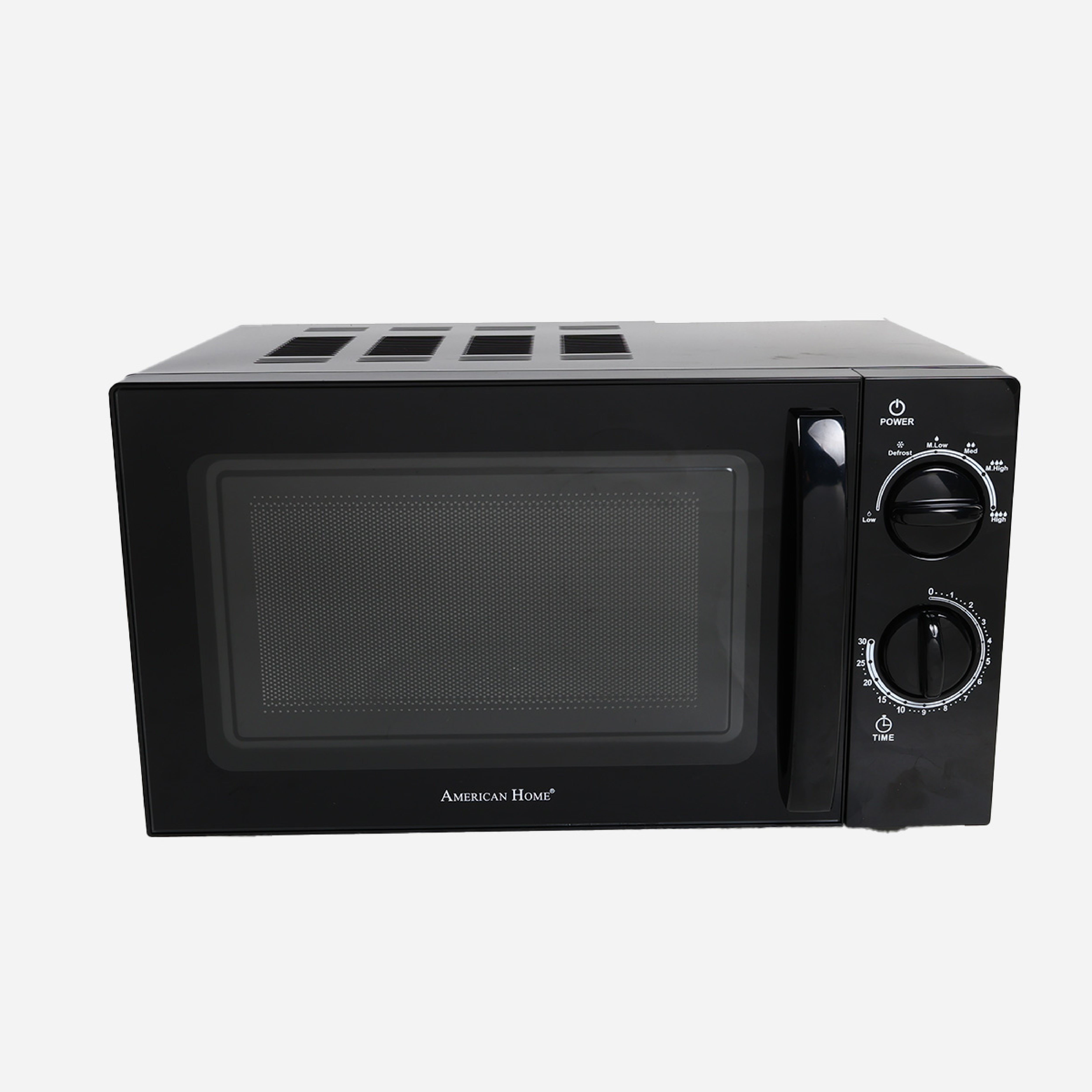 American Home Microwave Oven (Black)- 20L