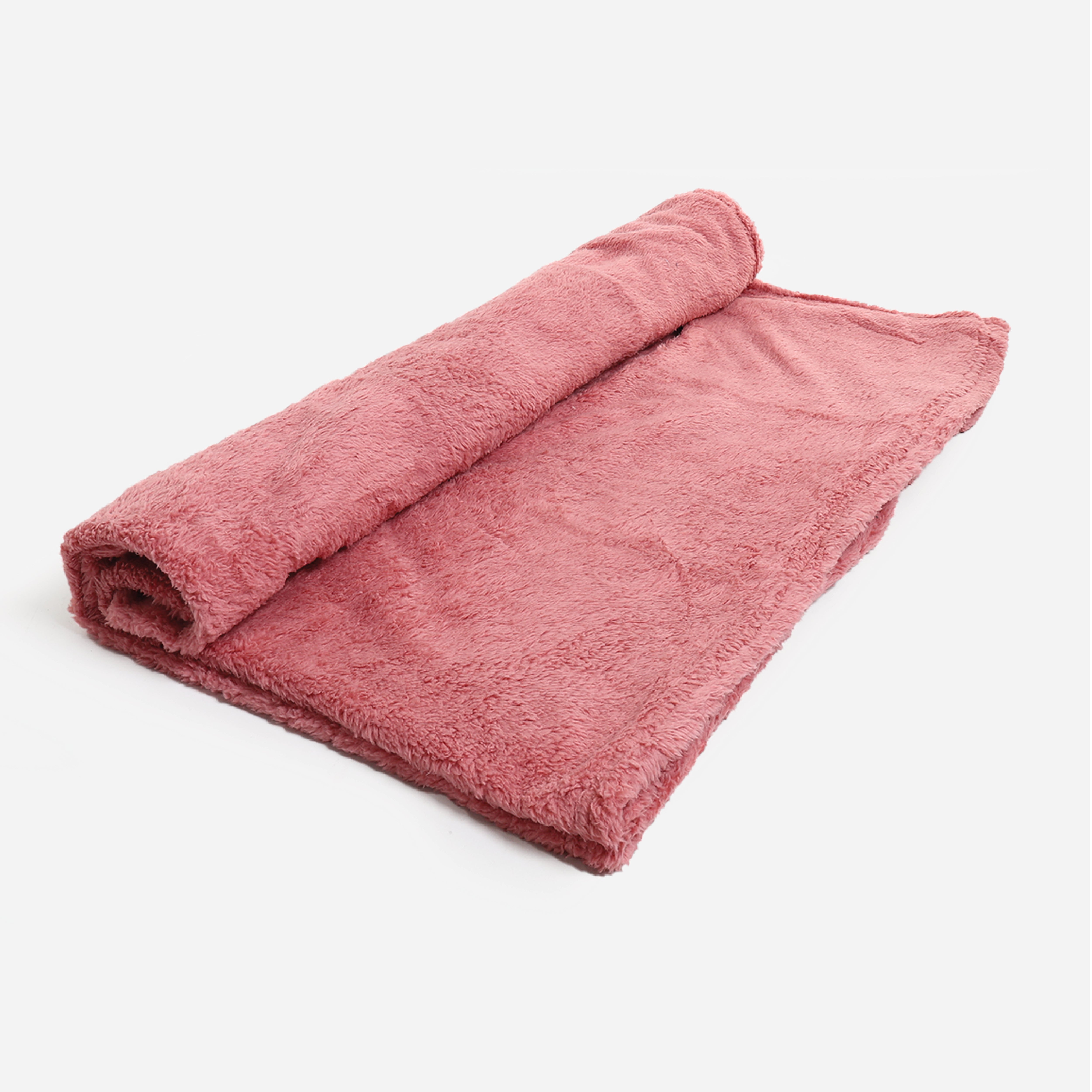 V&E Sherpa Blanket (Pink)  - 50x60 inches