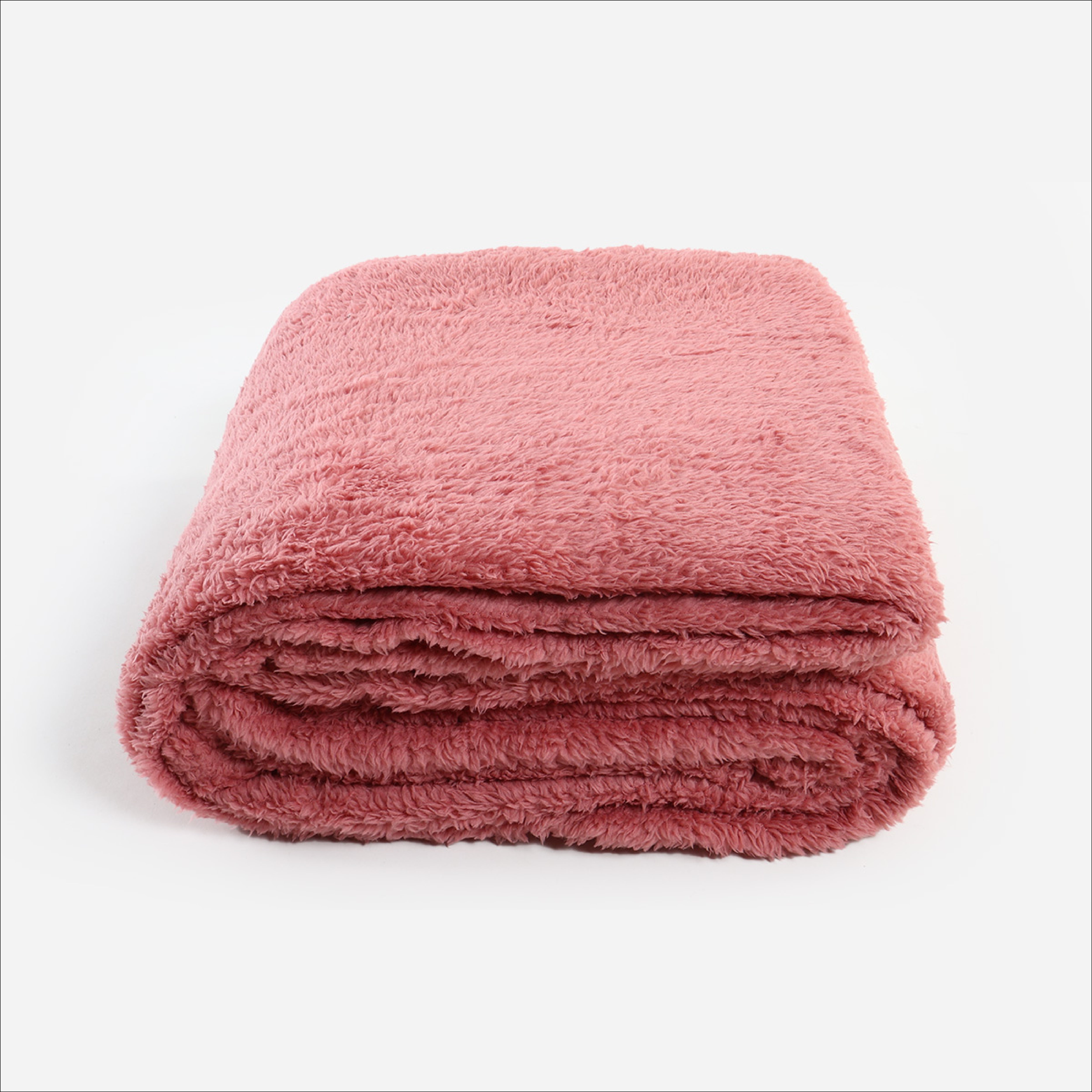 V&E Sherpa Blanket (Pink) - 80x90in