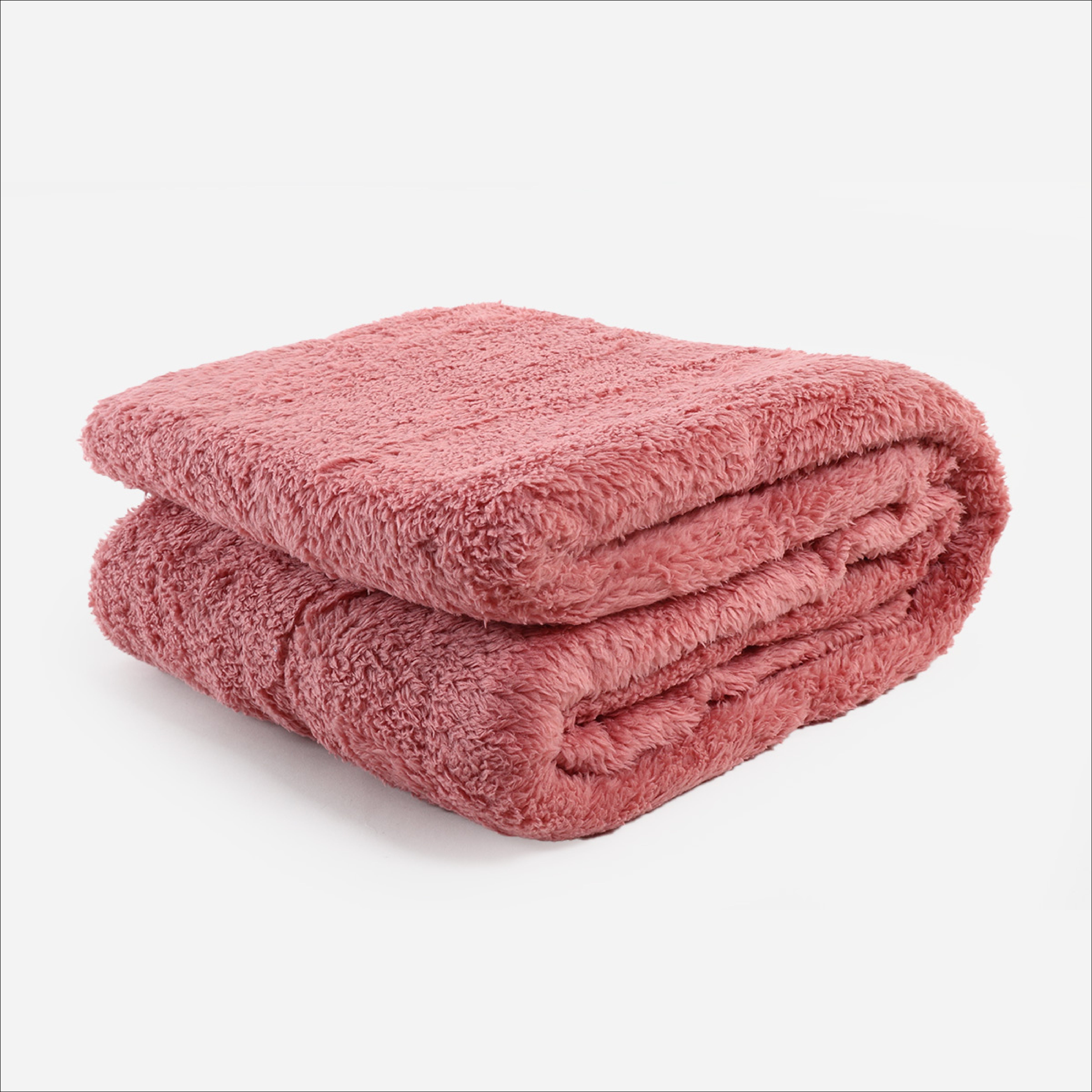 V&E Sherpa Blanket (Pink) - 80x90in