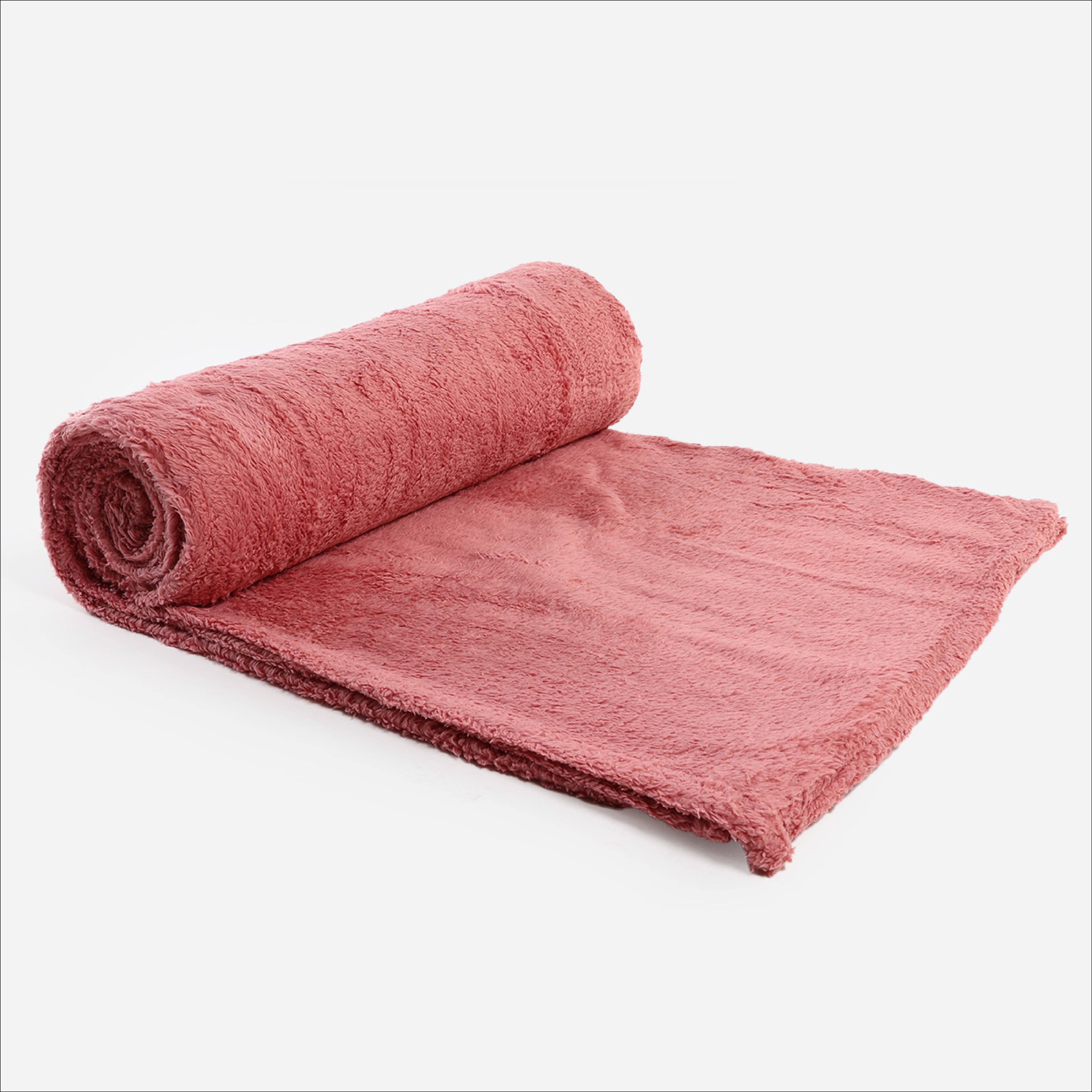 V&E Sherpa Blanket (Pink) - 80x90in