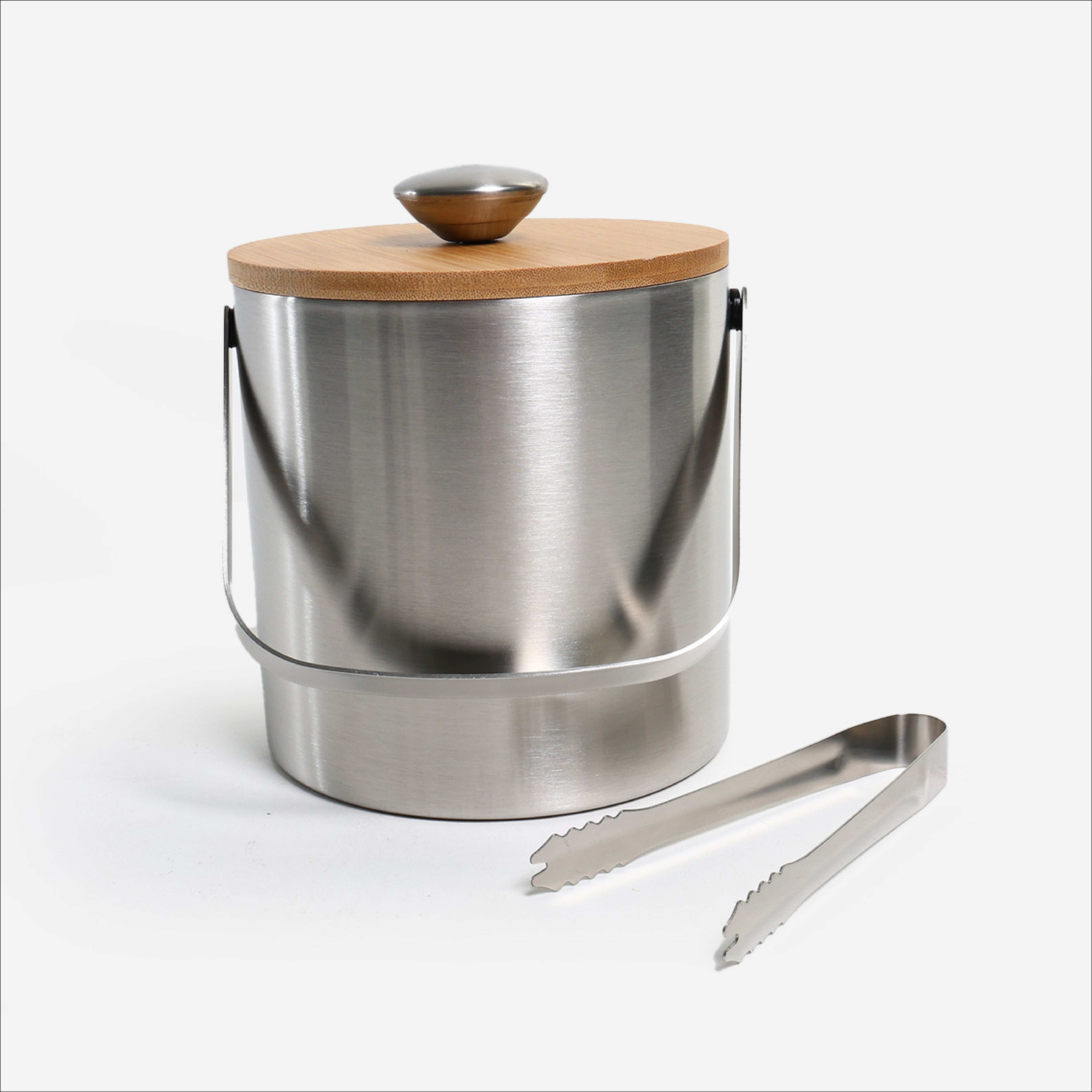 Masflex Stainless Steel Double Wall Ice Bucket NF-013 - 1300ml