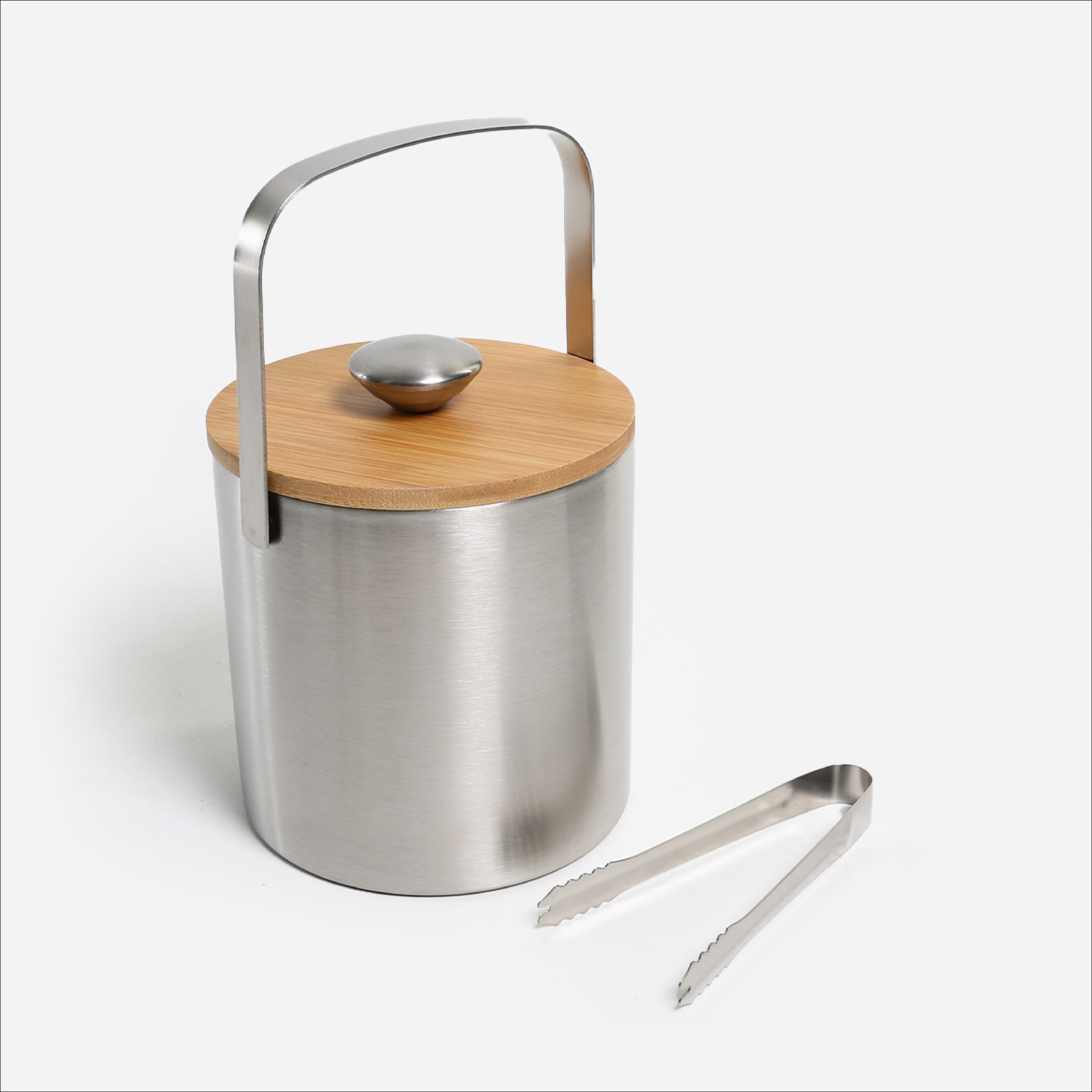 Masflex Stainless Steel Double Wall Ice Bucket NF-013 - 1300ml
