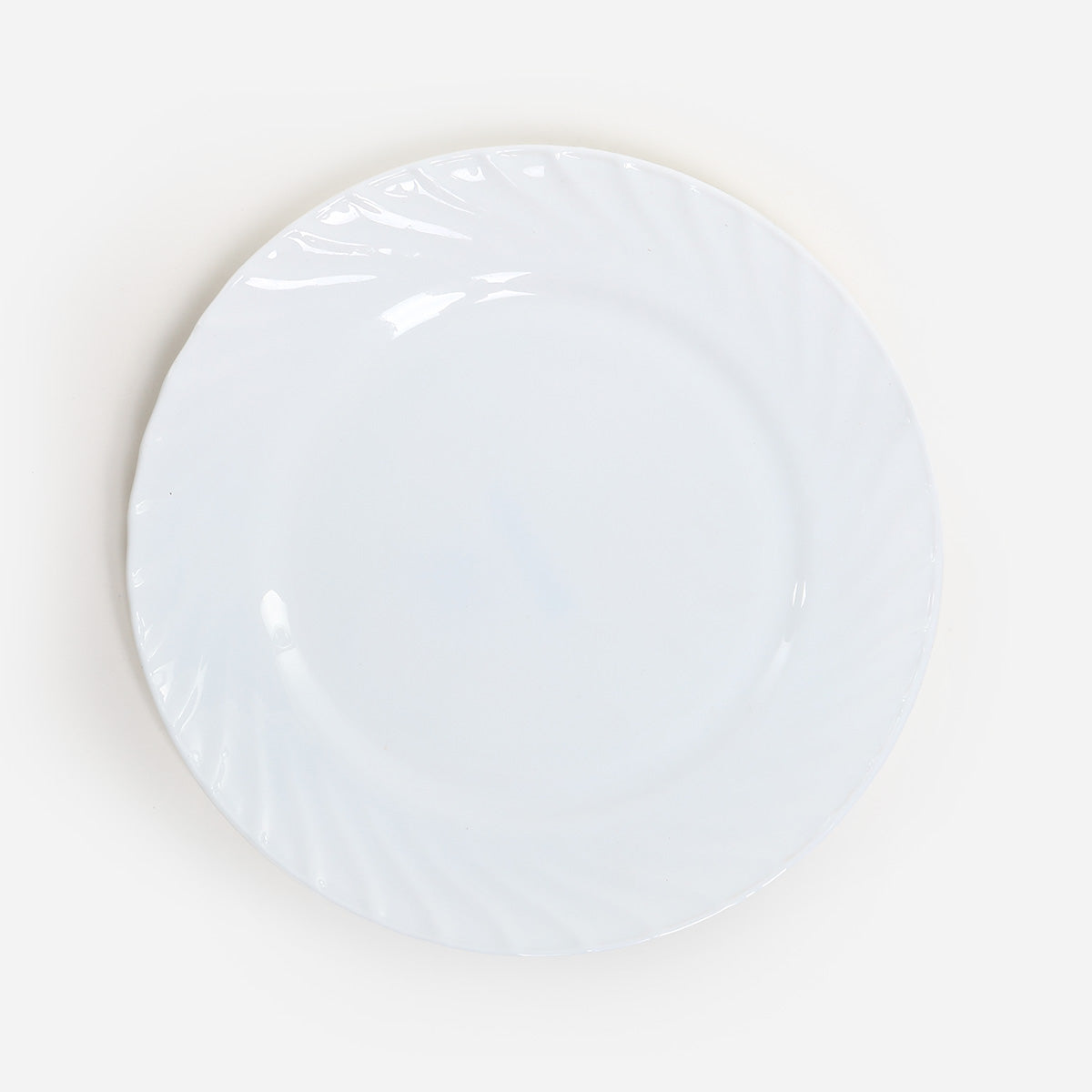 Bellagio Flat Plate (White) - 10in
