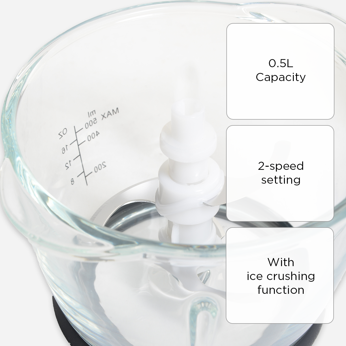 Kyowa Glass Food Chopper