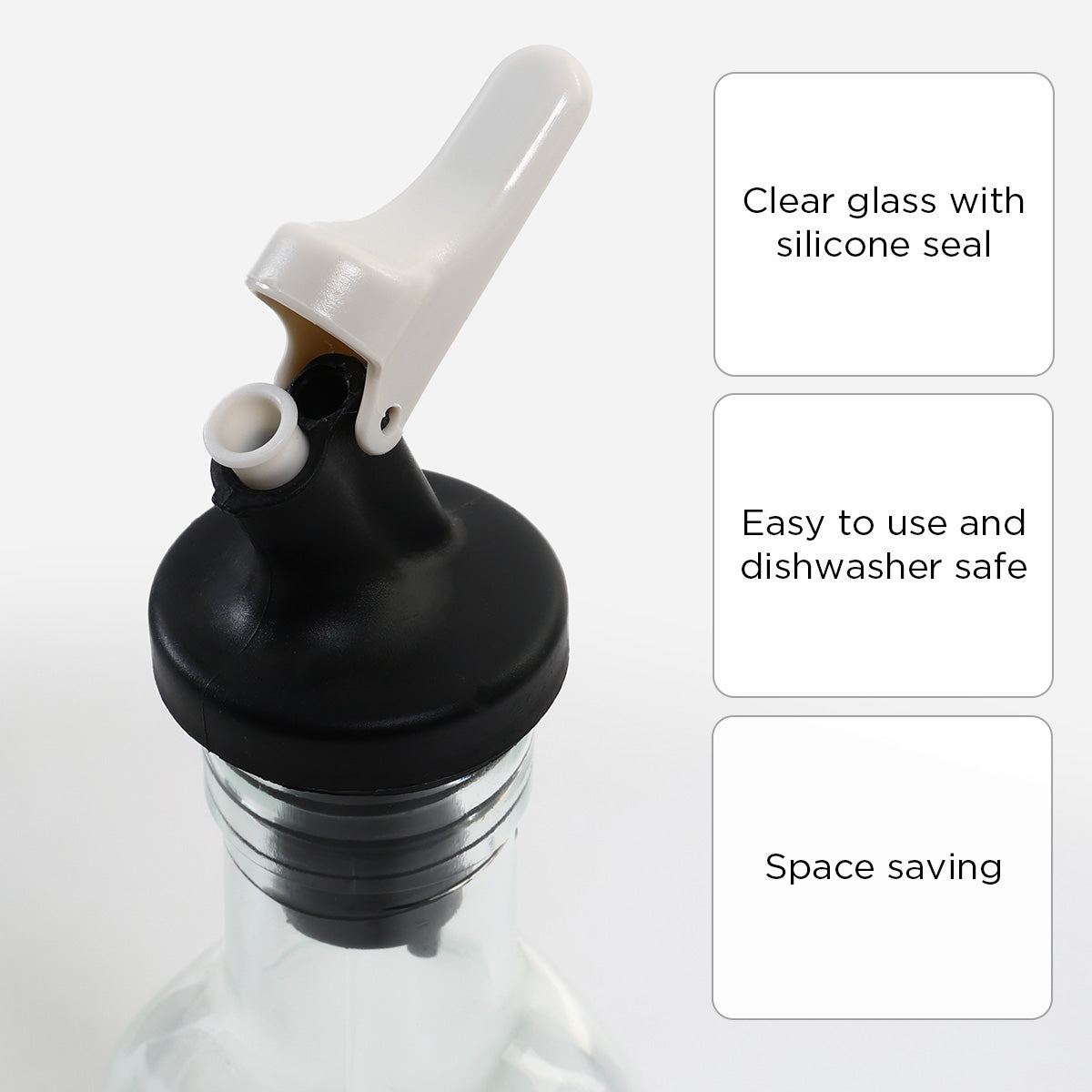 Hosh Oil and Vinegar with Silicone Seal - 250ml