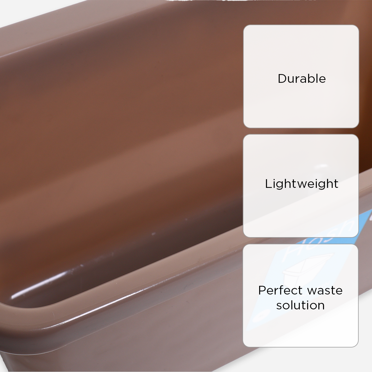 Hosh Hanging Bin (Brown) - 4L