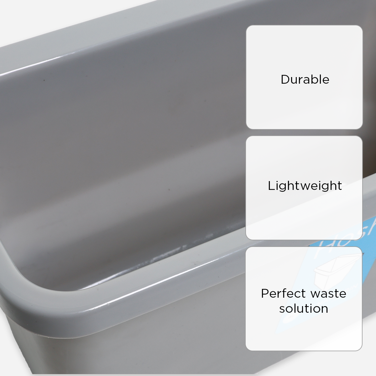 Hosh Hanging Bin (Gray) - 4L
