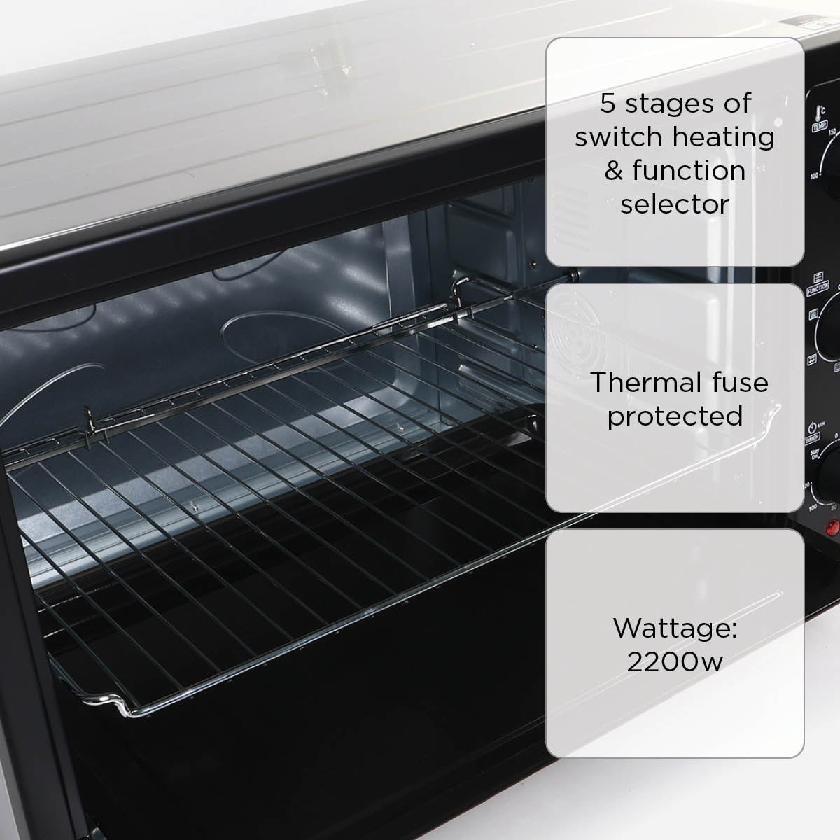 Hanabishi Electric Oven with Rotisserie and Convection - 90L