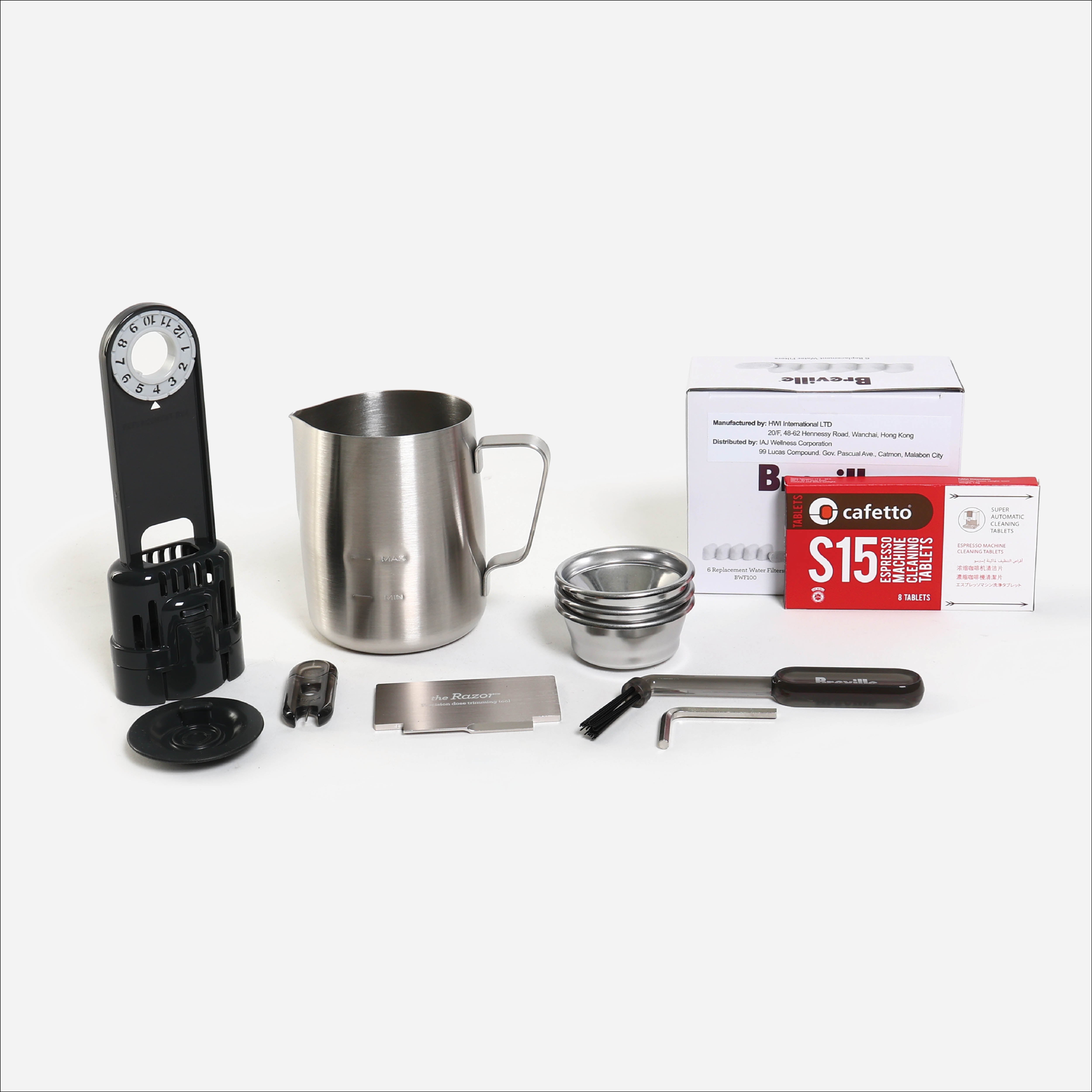 Breville Barista Express Impress  BES376BTR Espresso Machine - Black Truffle