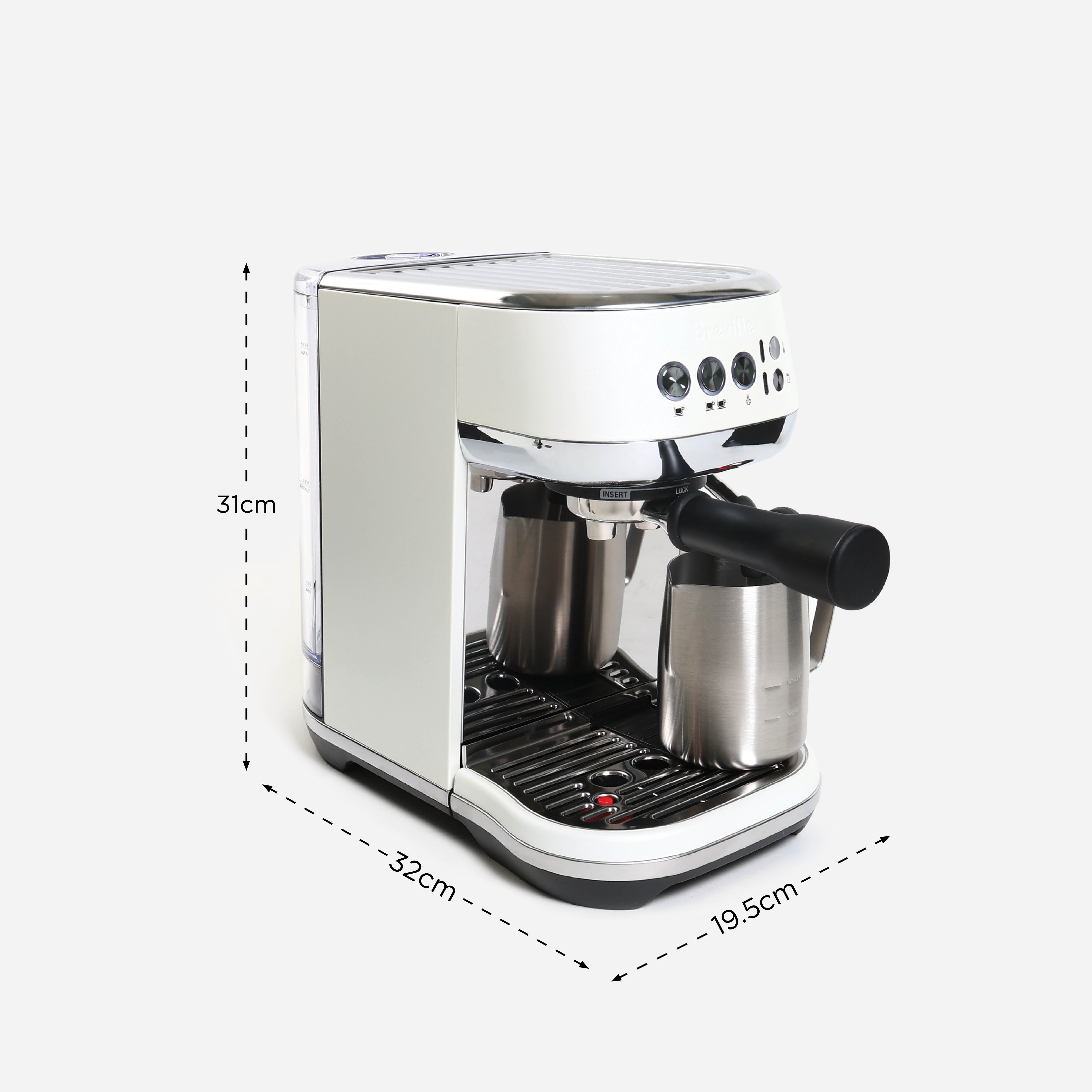Breville Bambino Plus BES500SST Espresso Machine- Sea Salt