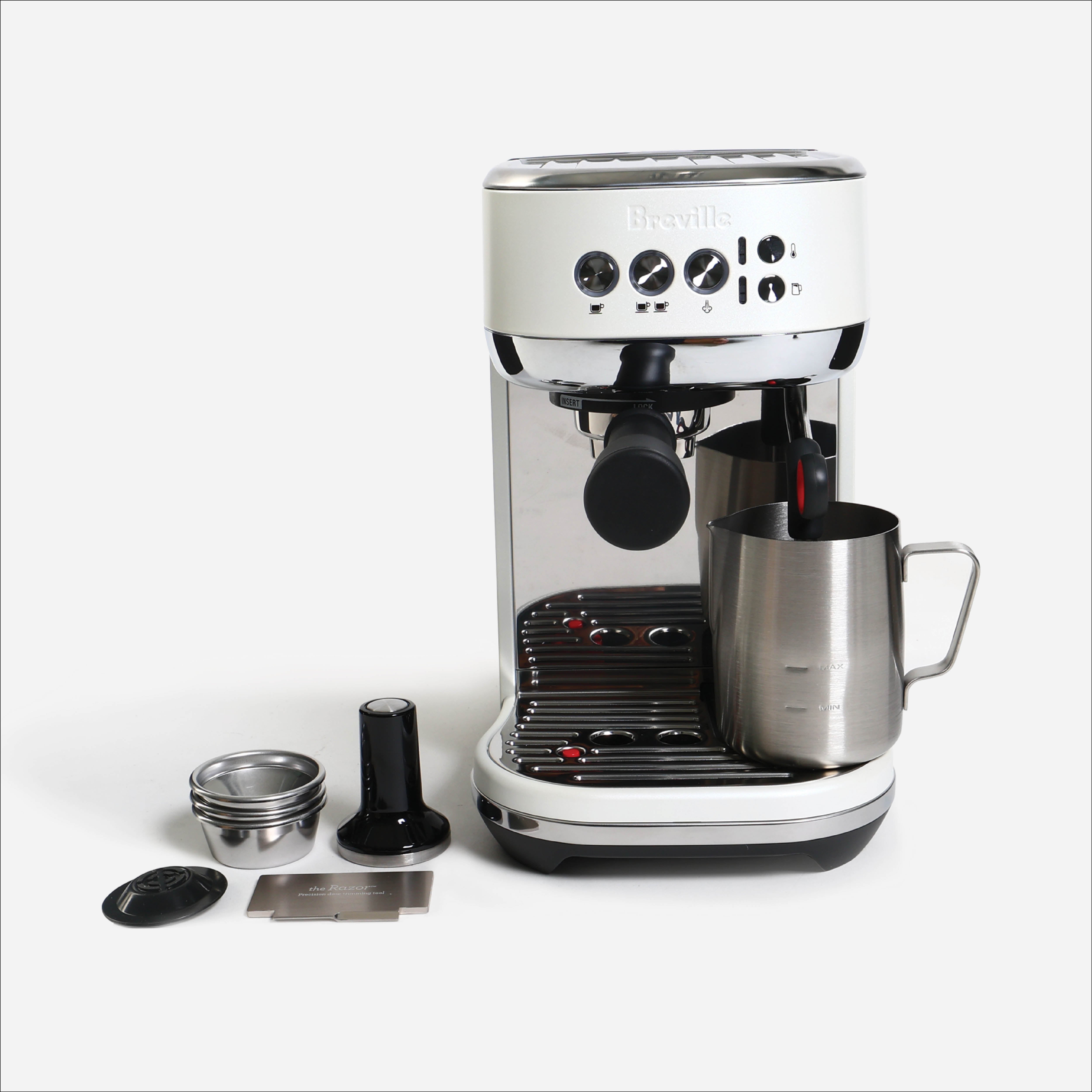 Breville Bambino Plus BES500SST Espresso Machine- Sea Salt
