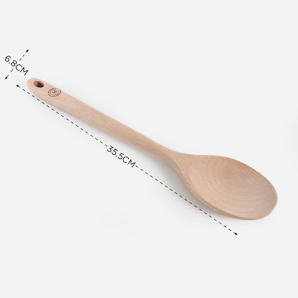 Martha Stewart Bainford Oversized Wooden Solid Spoon