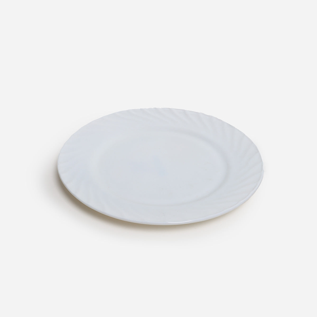 Bellagio Flat Plate (White) - 10in