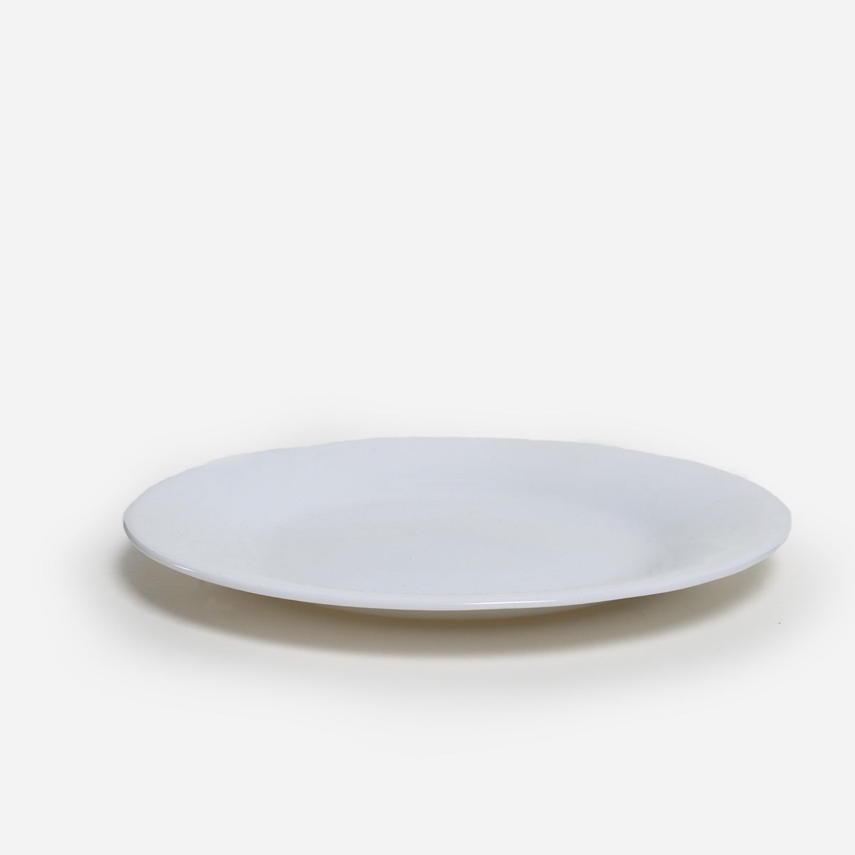 Bellagio Round Dinner Plate (White) - 7in