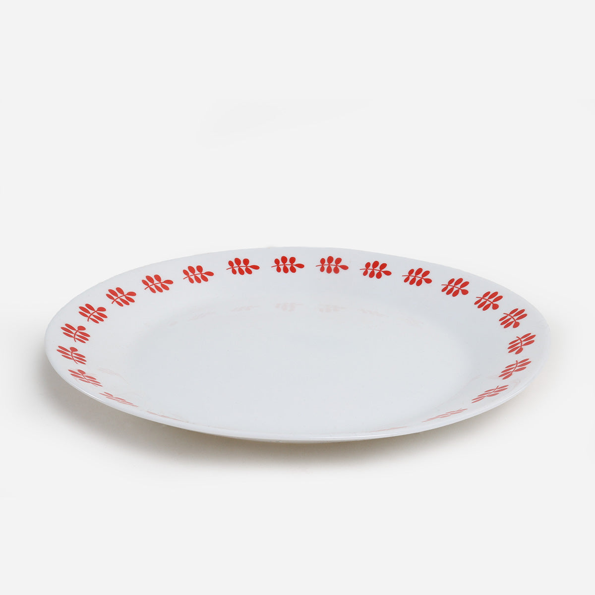 Royal Dine Set of 10 Emily Opal Dinner Set - White