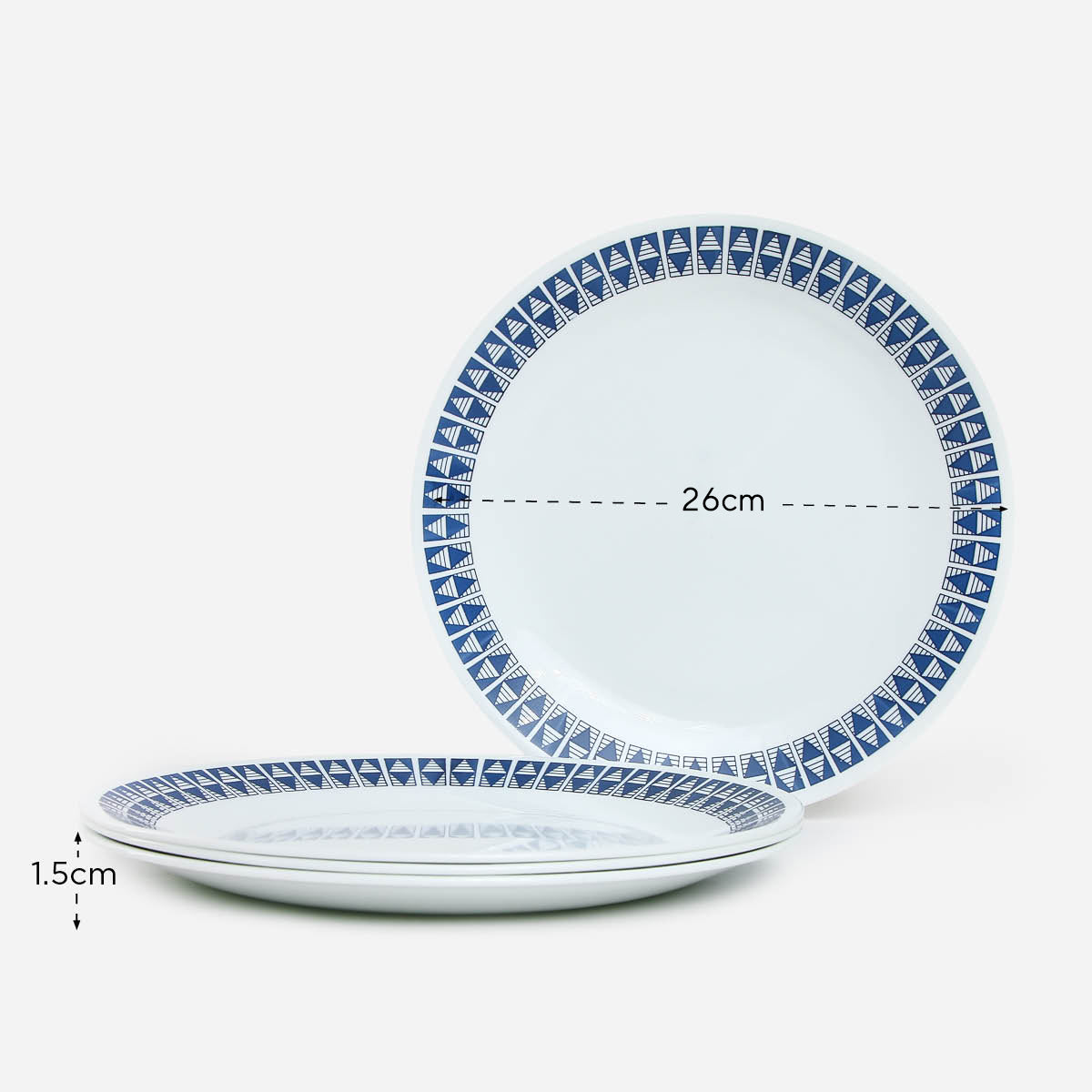Corelle 4-Piece Dinner Plate - Wheeler Diamond