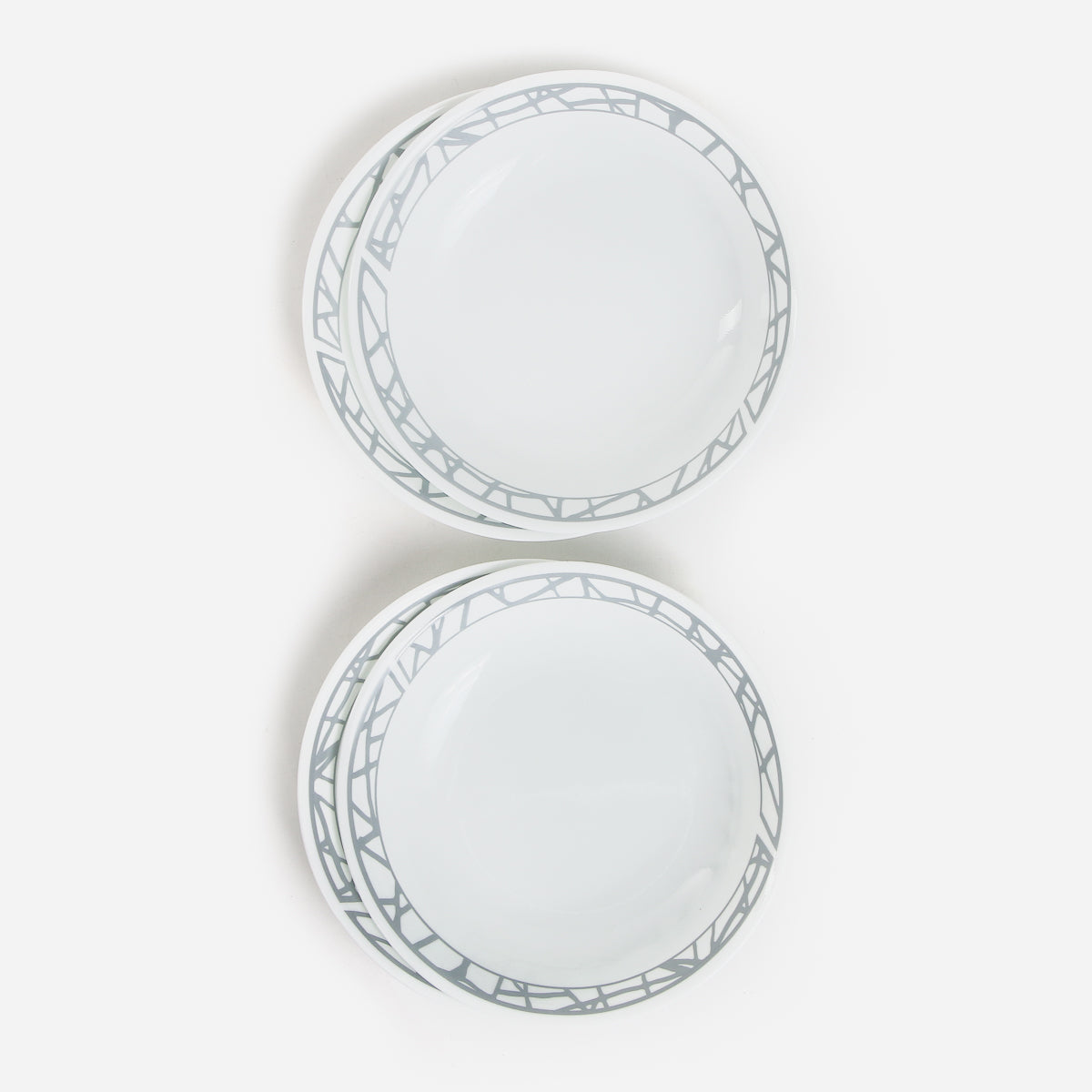 Corelle 4-Piece Soup Plate - Marble Lines
