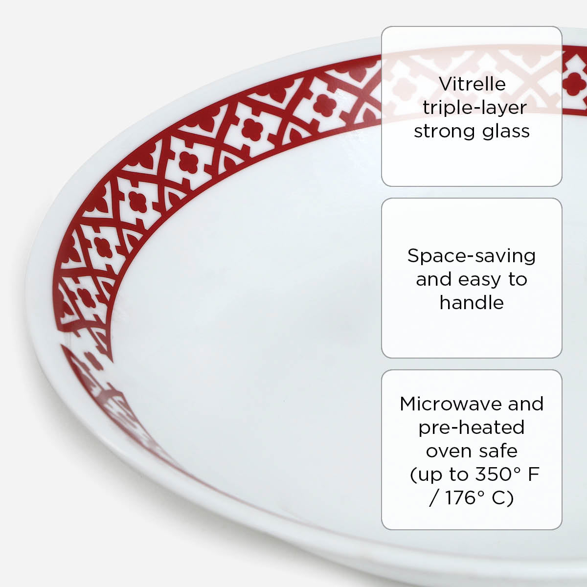 Corelle 4-Piece Soup Plate - Venetian Evening