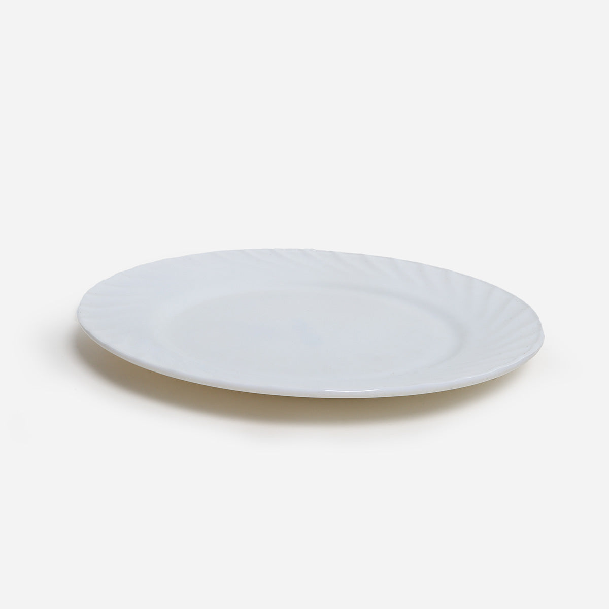Bellagio Flat Plate (White) - 10in