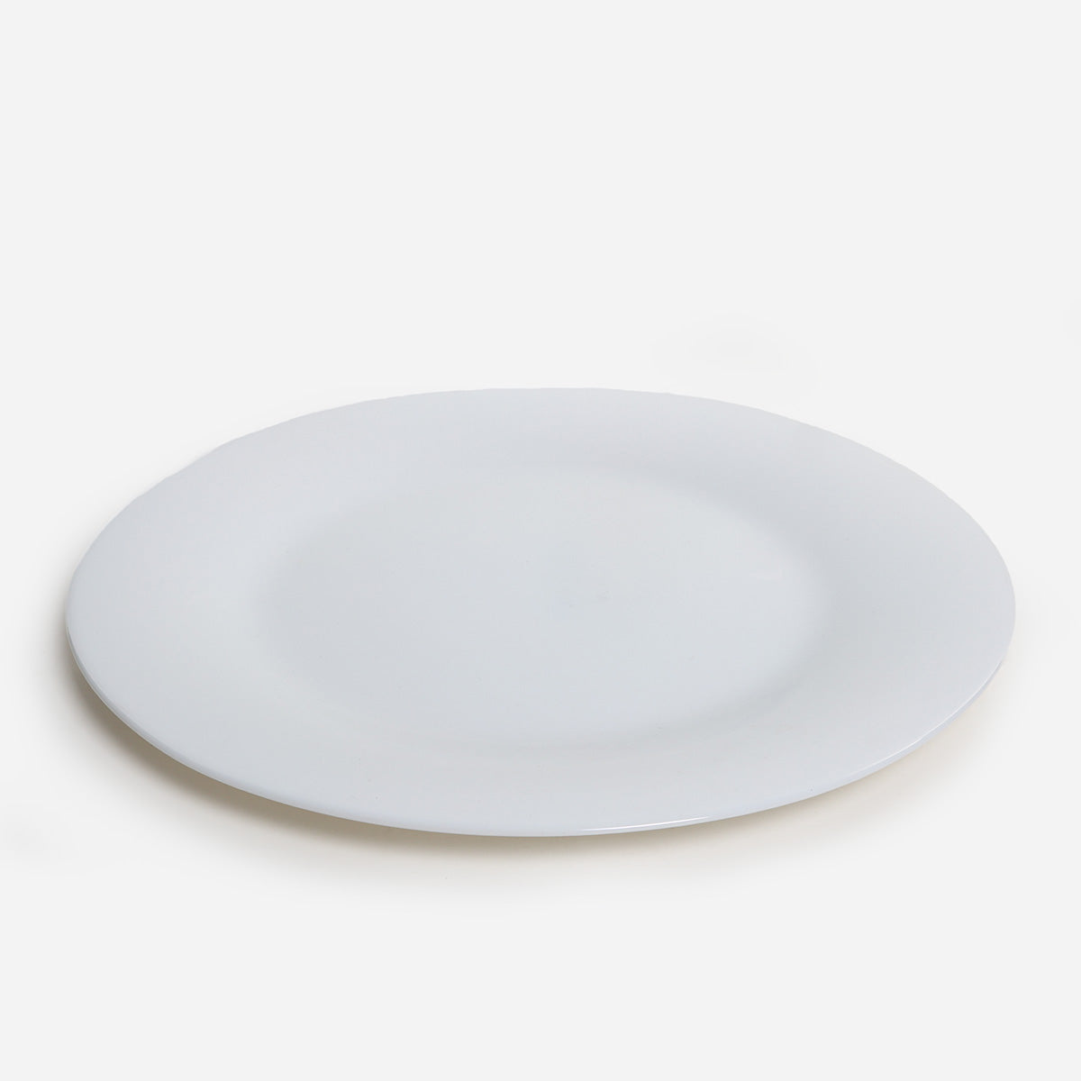 Bellagio Round Dinner Plate (White) - 10in