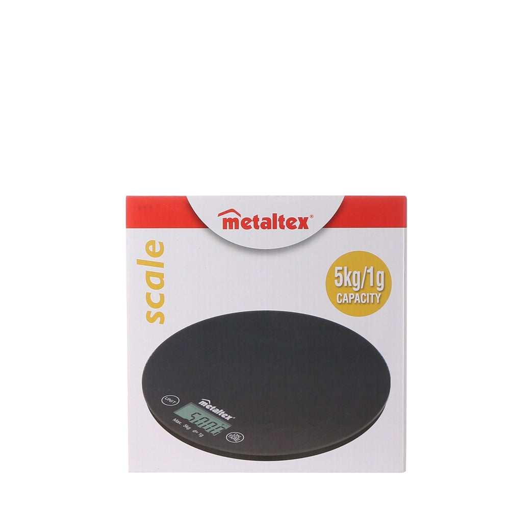 Metaltex Round Digital Kitchen Scale