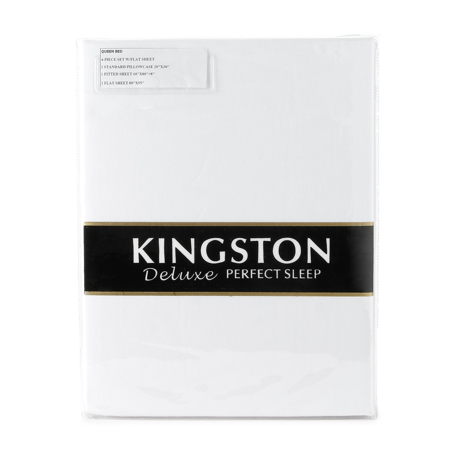 Kingston Deluxe Perfect Sleep 4pc. Bedding and Pillowcase Set - Queen