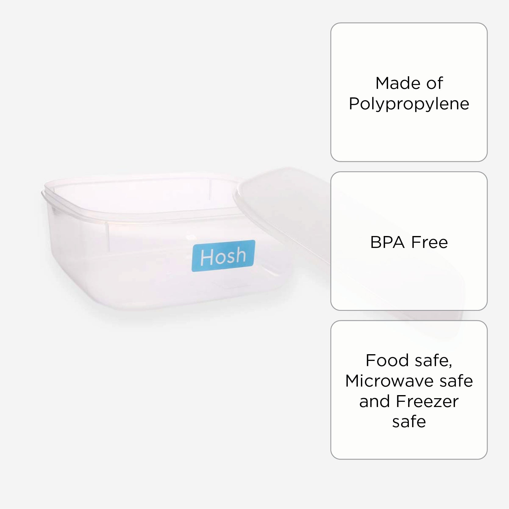 Hosh Square Food Container - Medium KLSQ02