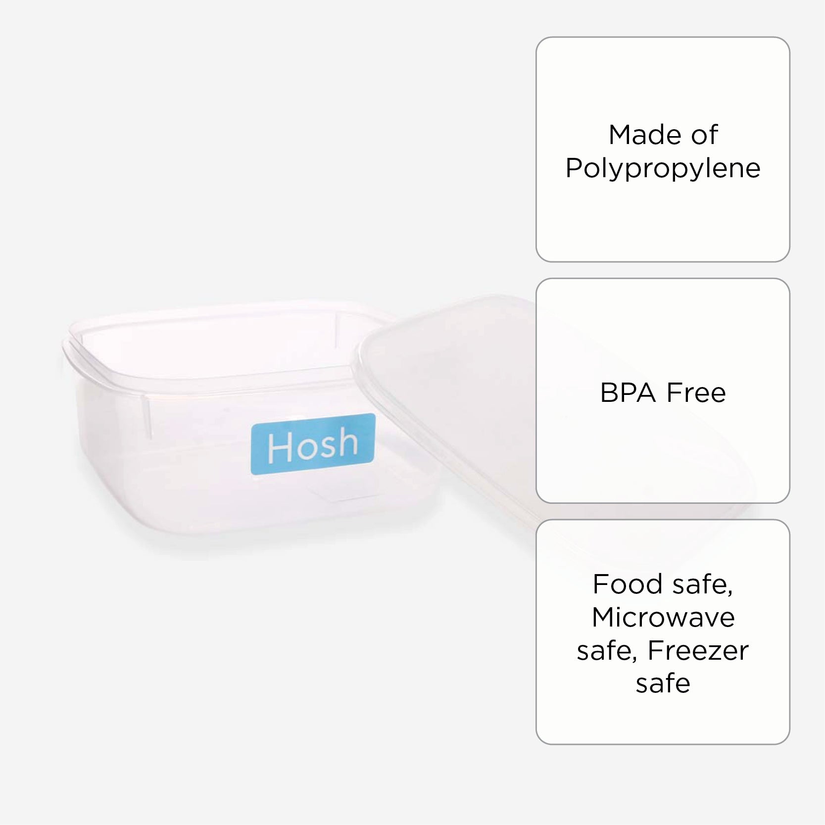 Hosh Square Food Container - Small KLSQ01