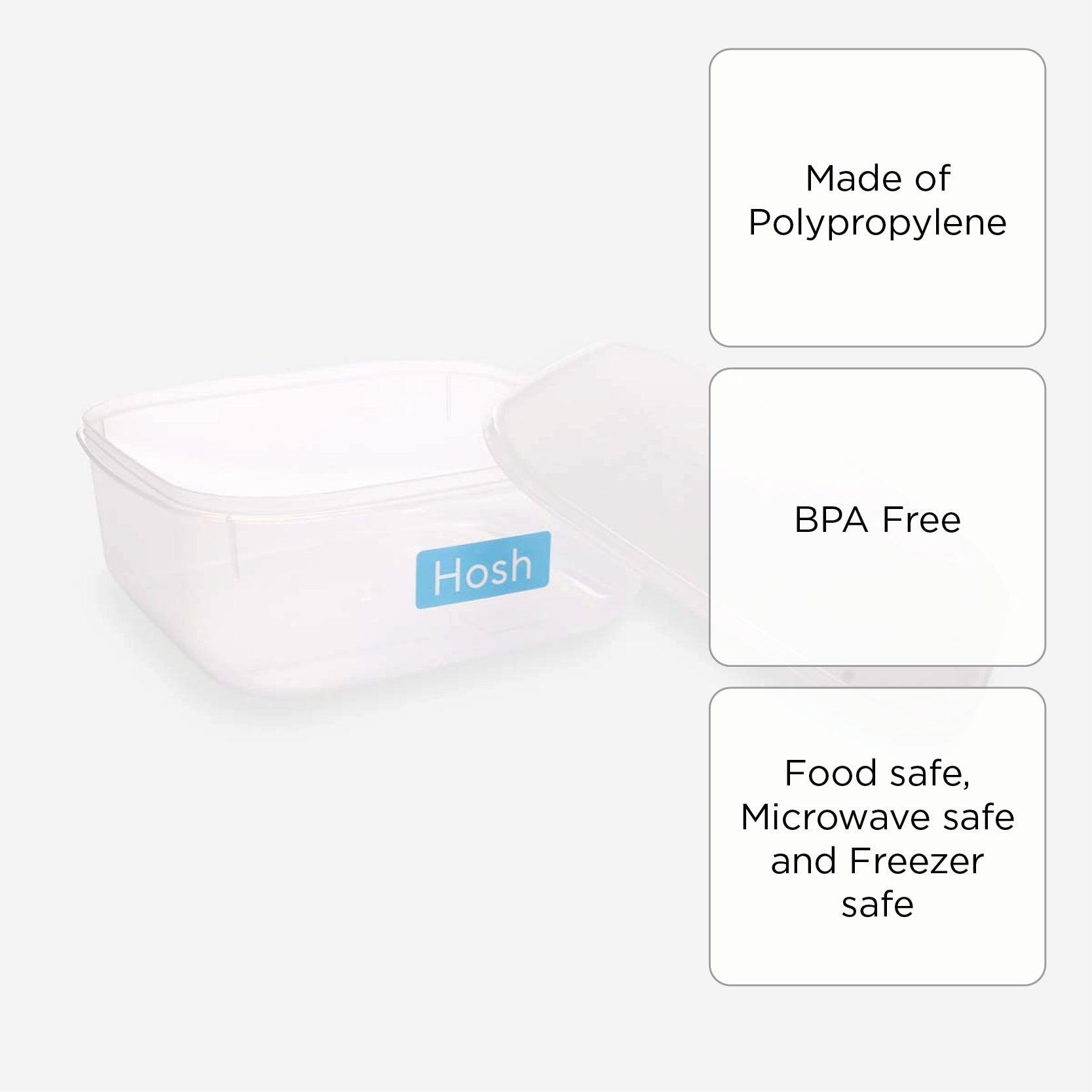 Hosh Square Food Container - Large KLSQ03